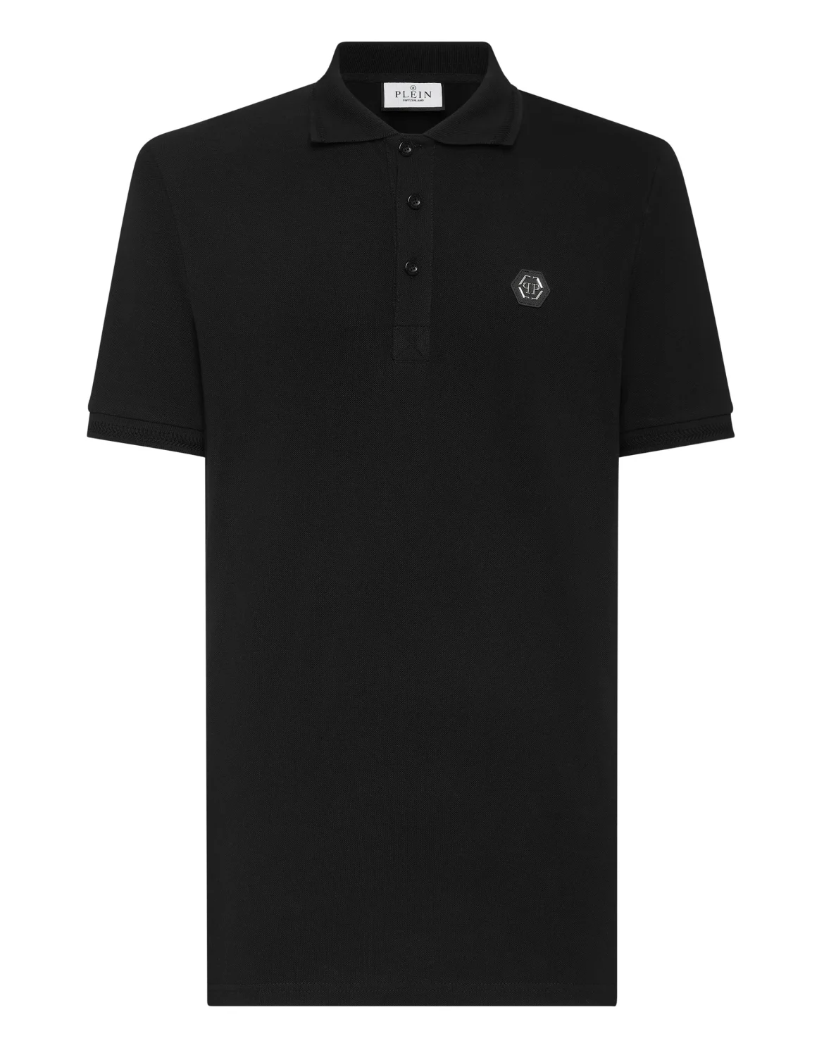 Slim Fit Polo shirt SS Baroque Skull, цвет: Черный