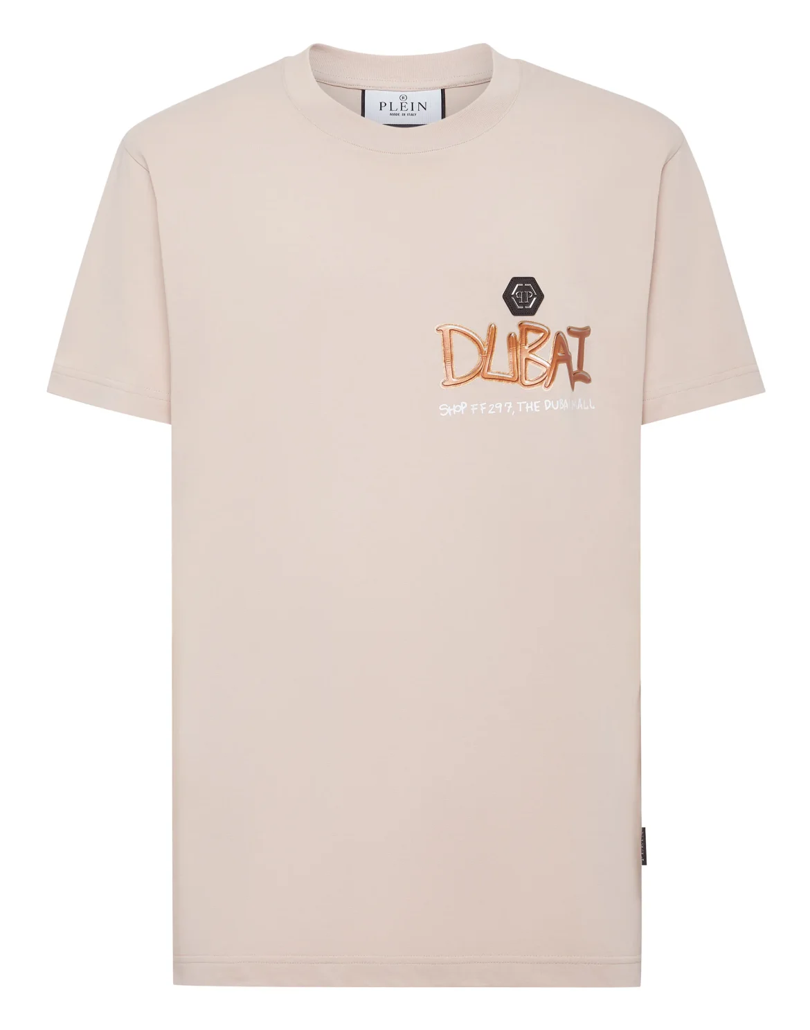 T-shirt Round Neck SS PP Glass, цвет: Бежевый