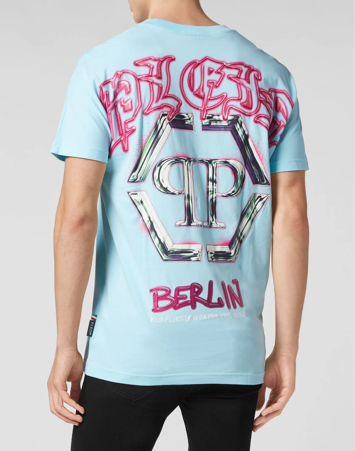 T-shirt Round Neck SS PP Glass, цвет: Голубой