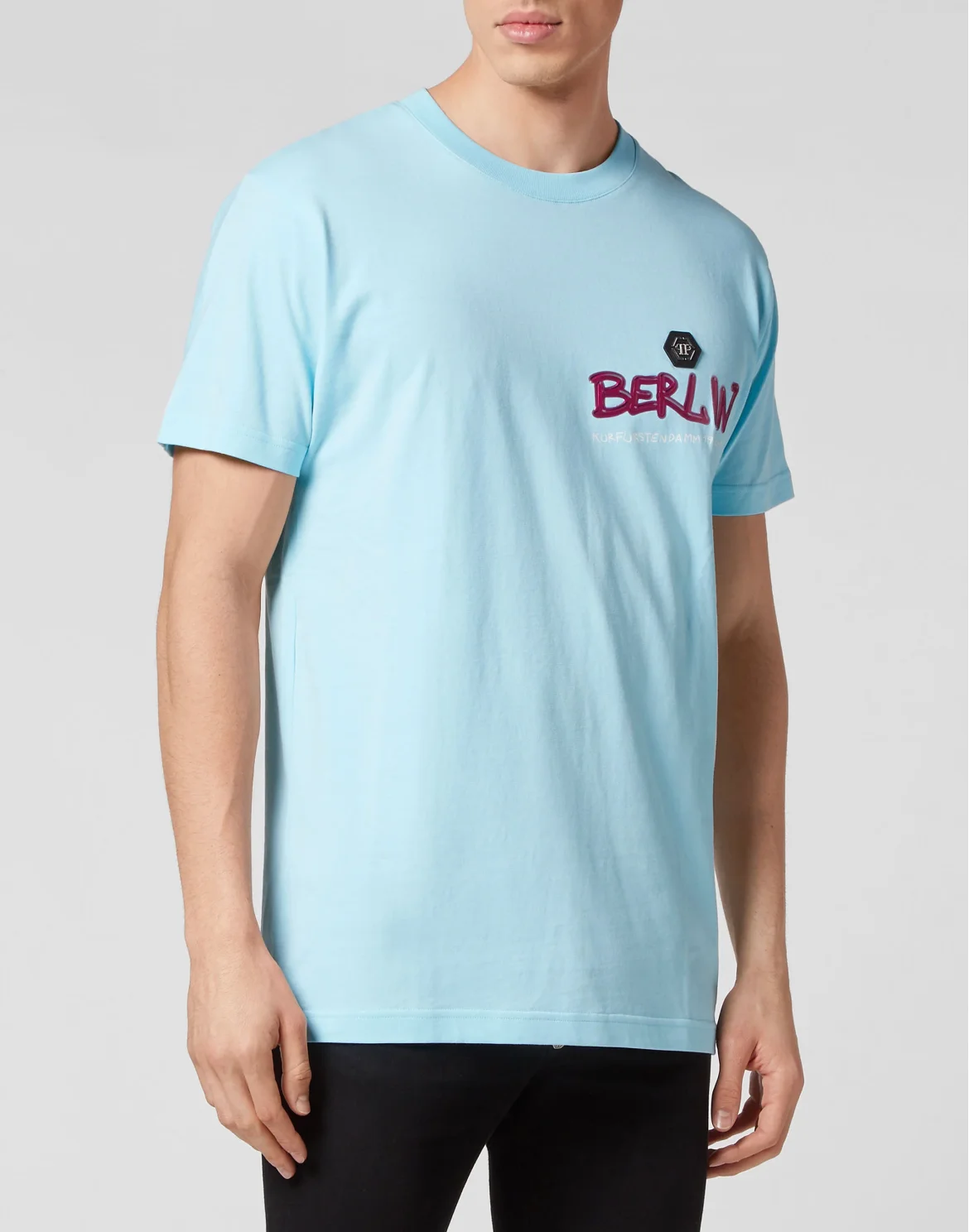 T-shirt Round Neck SS PP Glass, цвет: Голубой