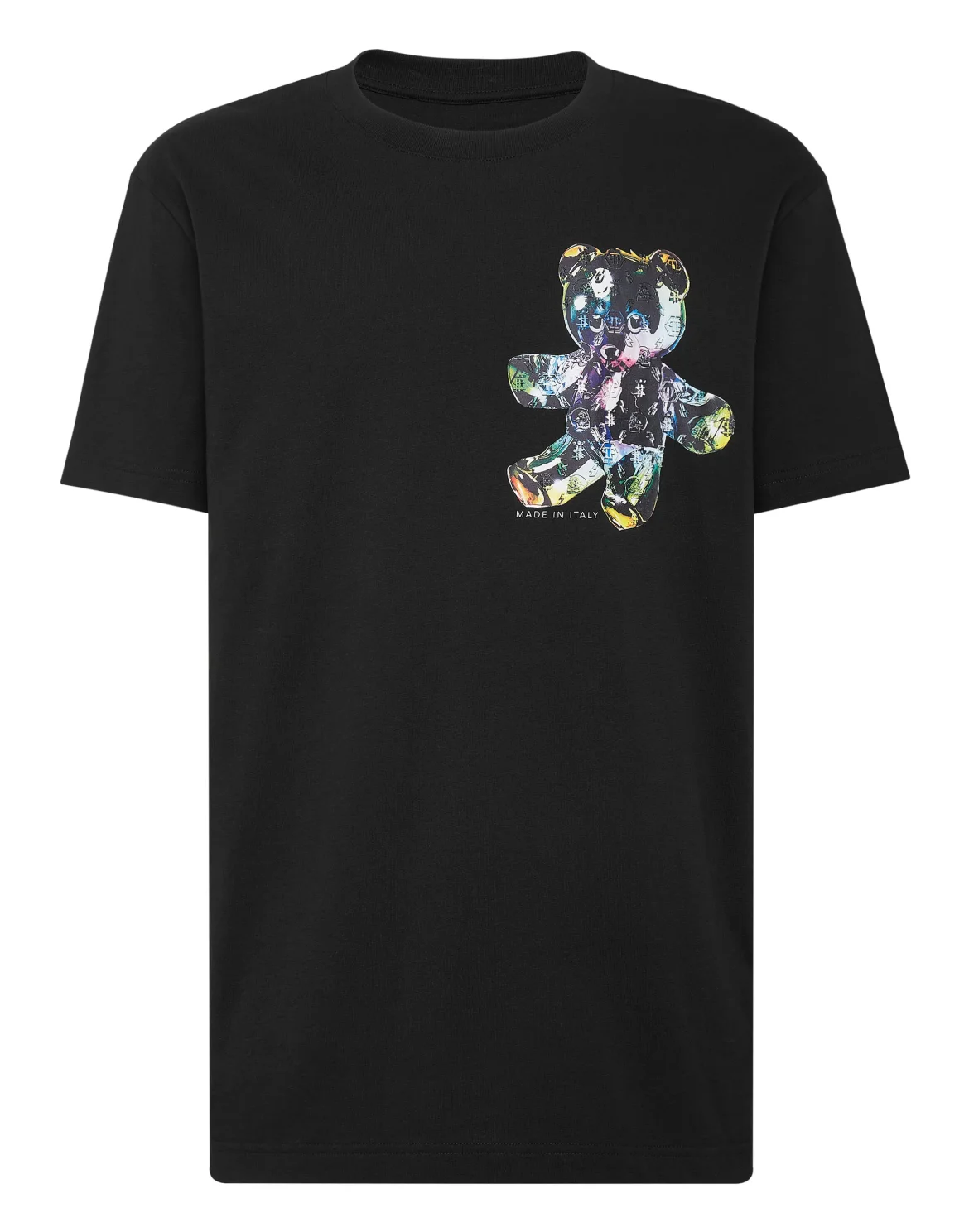 T-shirt Round Neck SS Teddy Glass, цвет: Черный
