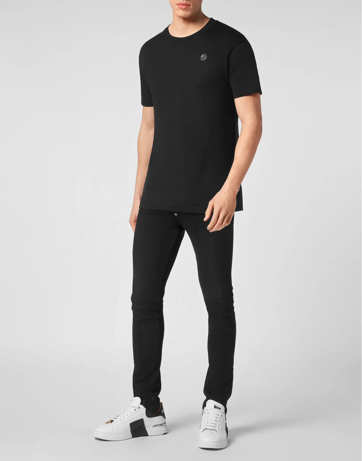 T-shirt Round Neck SS Glass Skull, цвет: Черный
