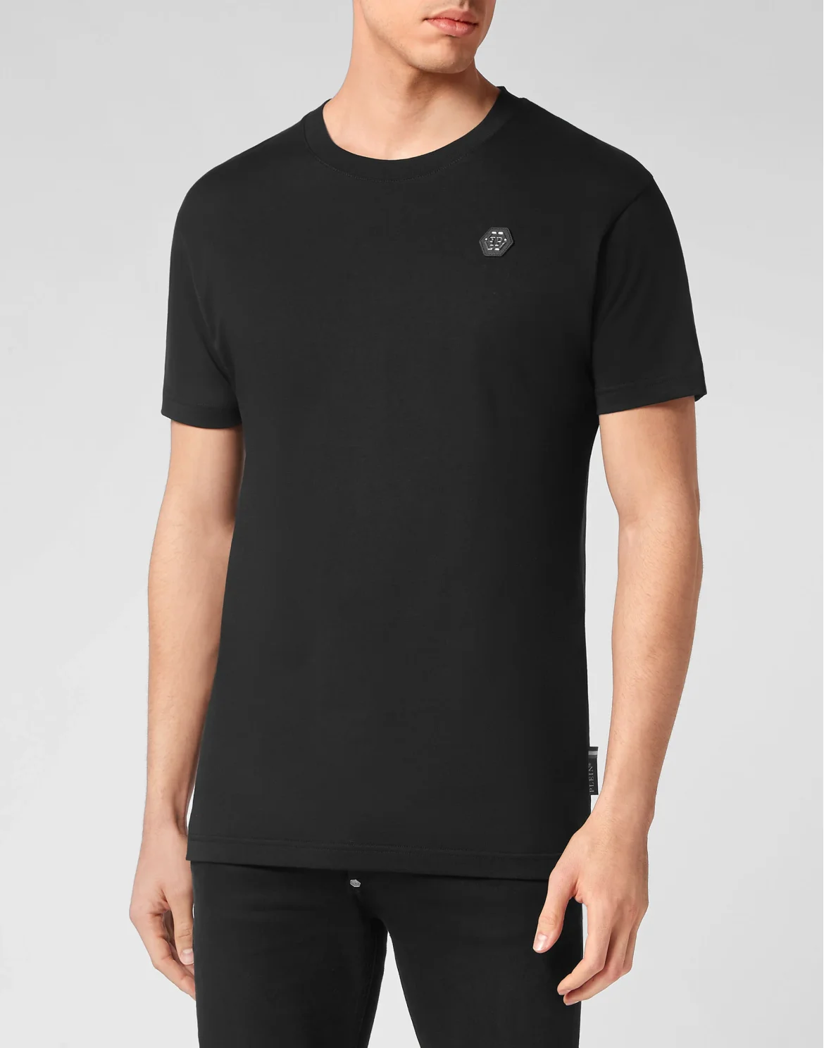 T-shirt Round Neck SS Glass Skull, цвет: Черный