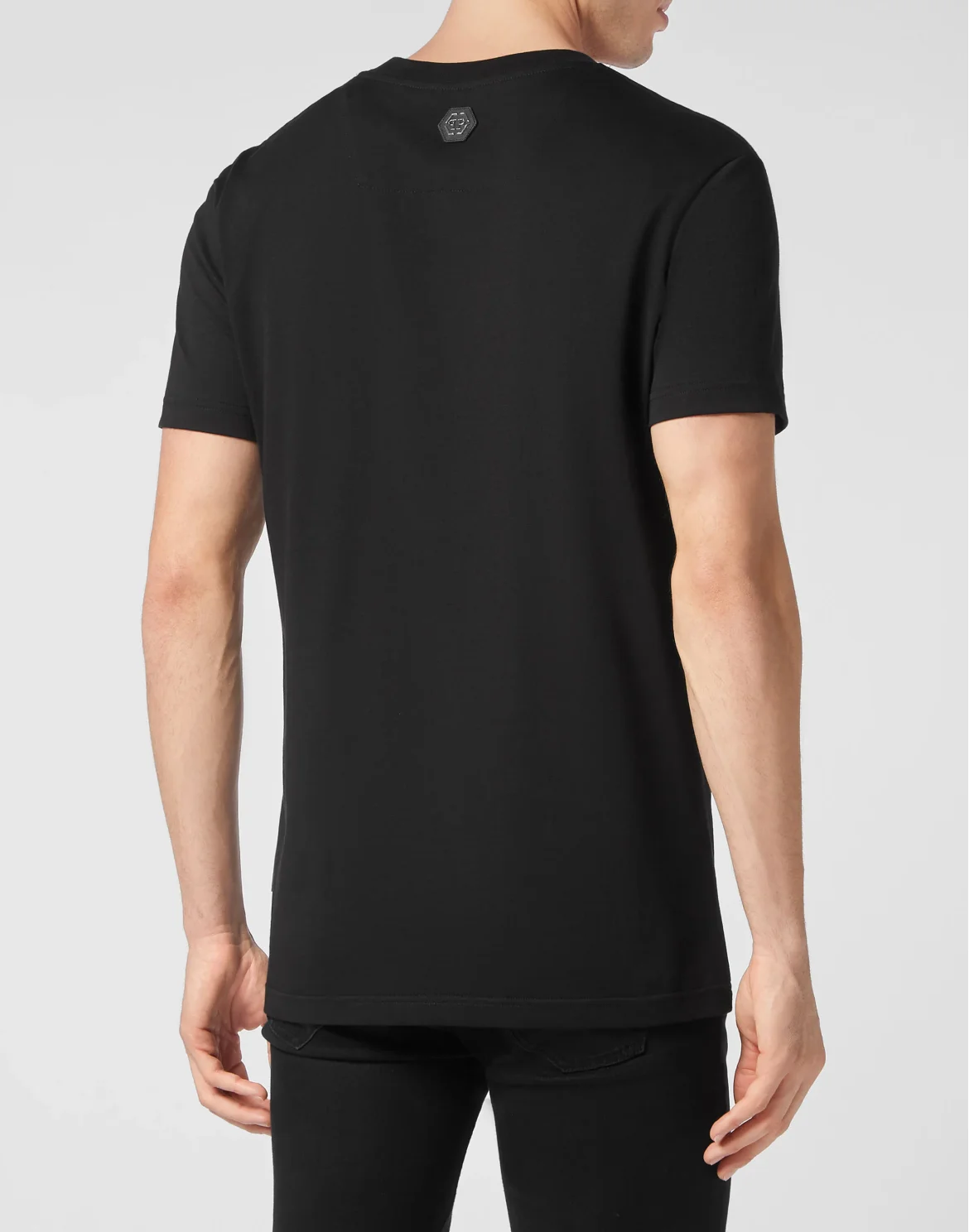 T-shirt Round Neck SS Glass Skull, цвет: Черный