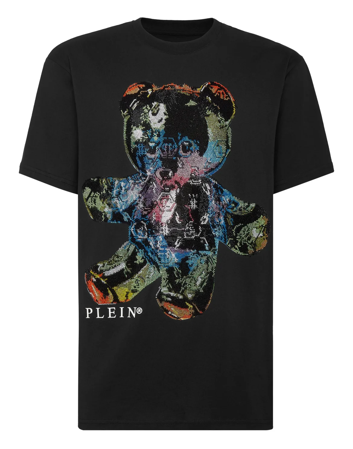 T-shirt Round Neck SS Teddy Glass, цвет: Черный