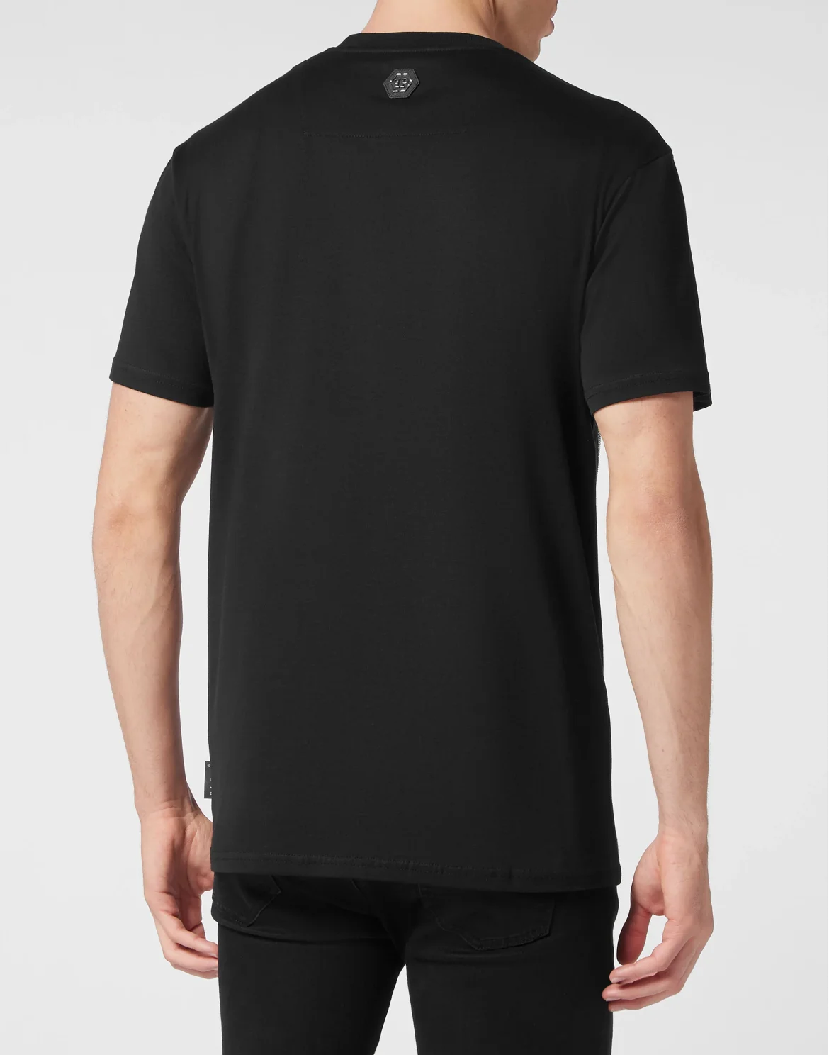 T-shirt Round Neck SS Teddy Glass, цвет: Черный
