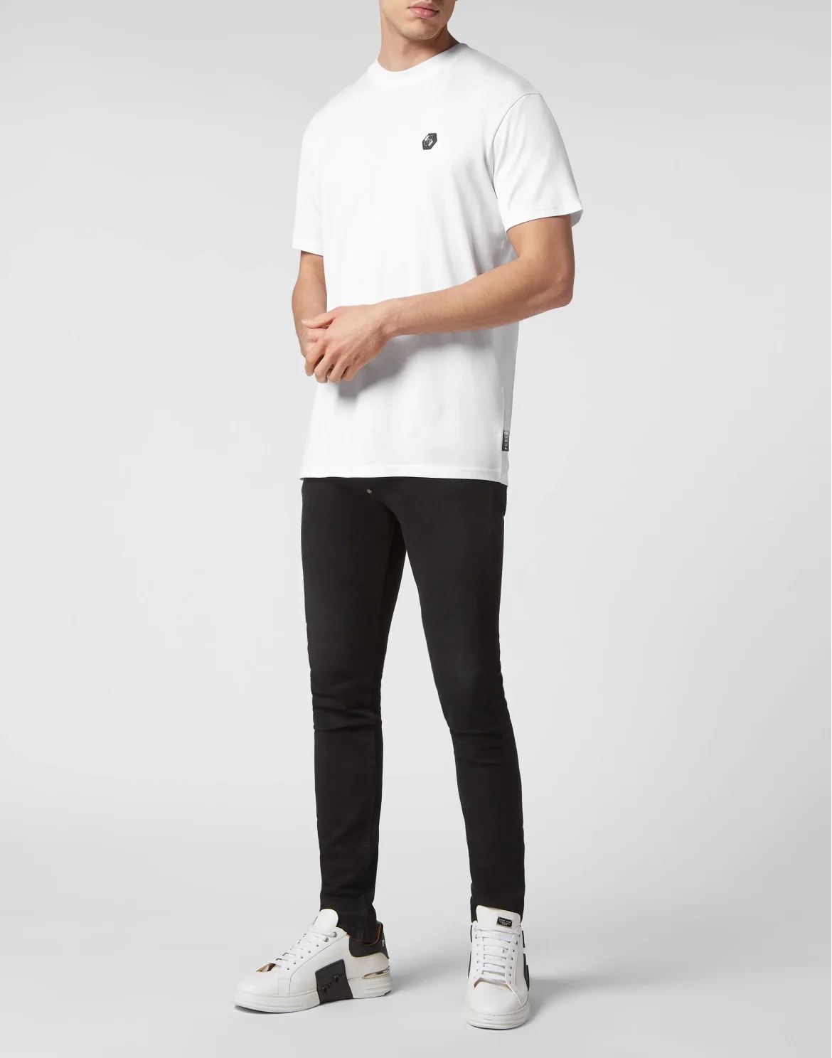 T-shirt Round Neck SS Glass Skull, цвет: Белый