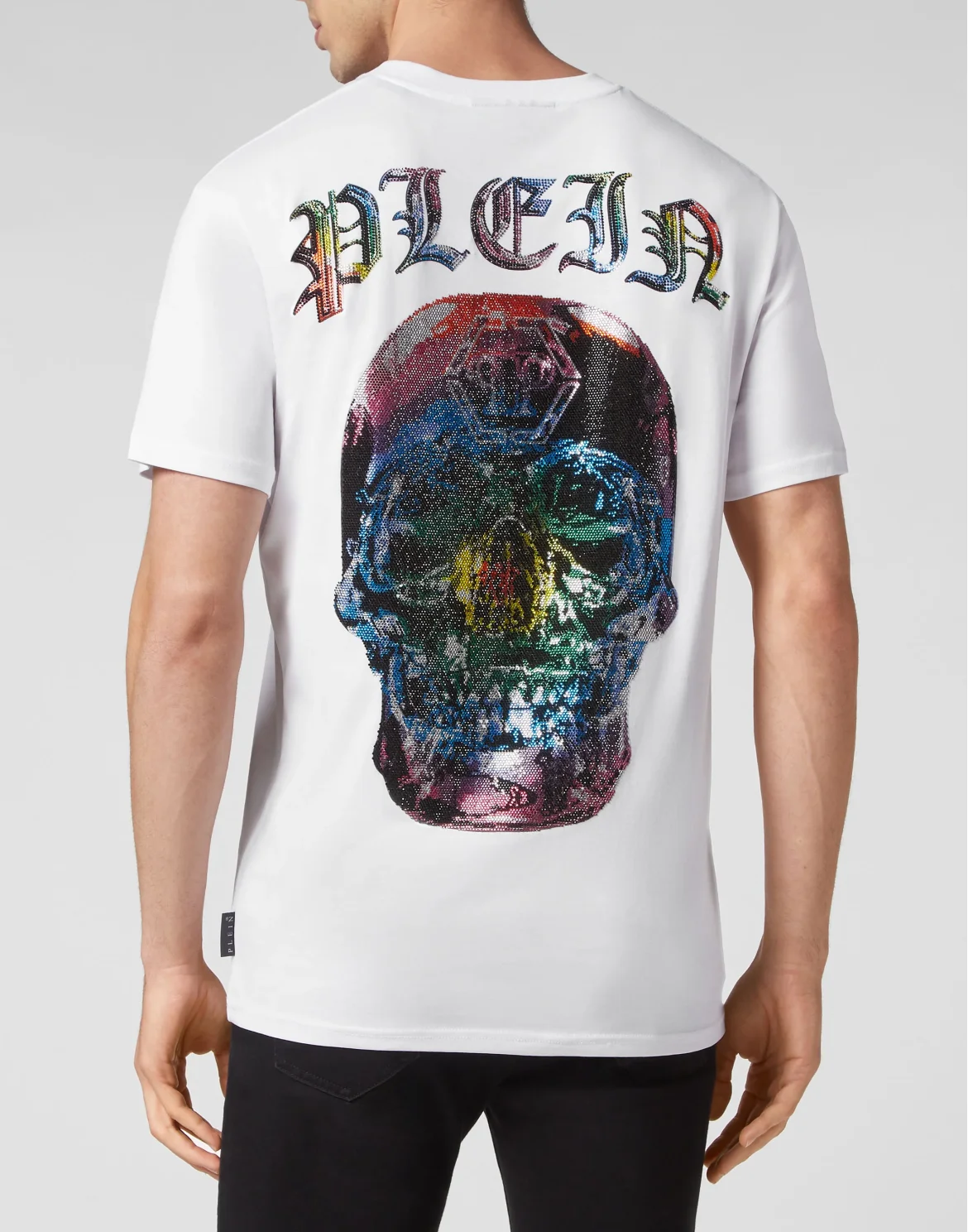 T-shirt Round Neck SS Glass Skull, цвет: Белый