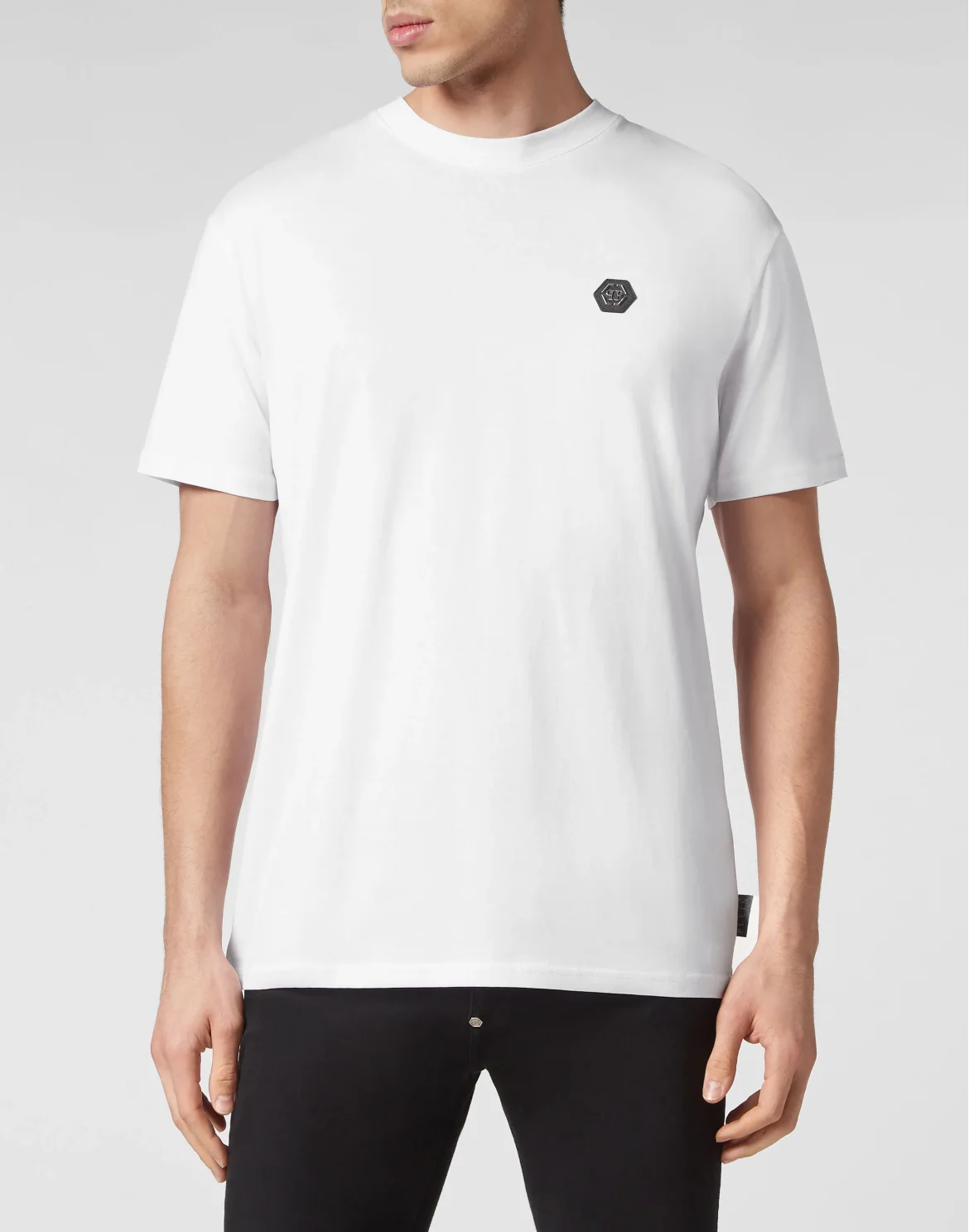 T-shirt Round Neck SS Glass Skull, цвет: Белый