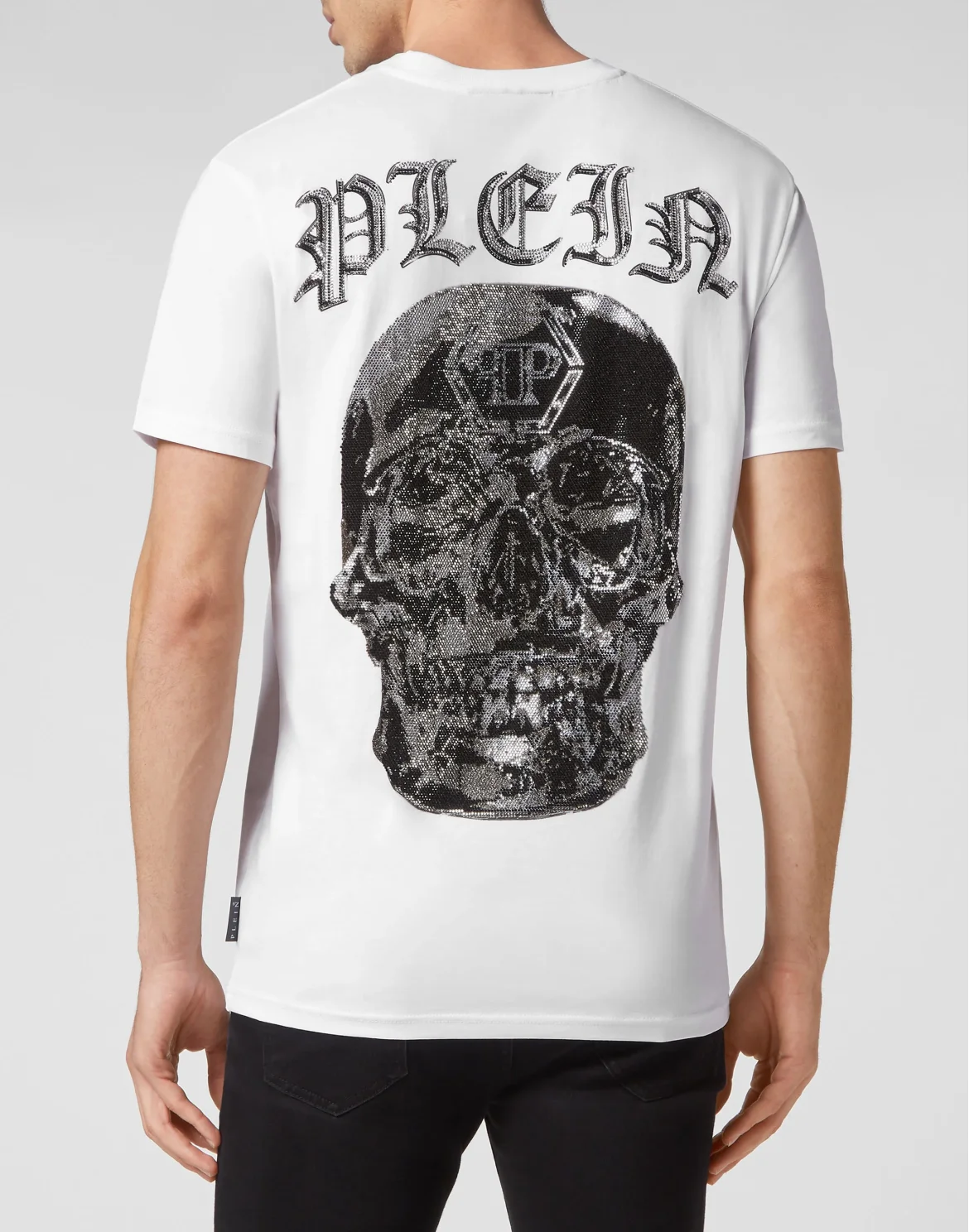 T-shirt Round Neck SS Glass Skull, цвет: Белый