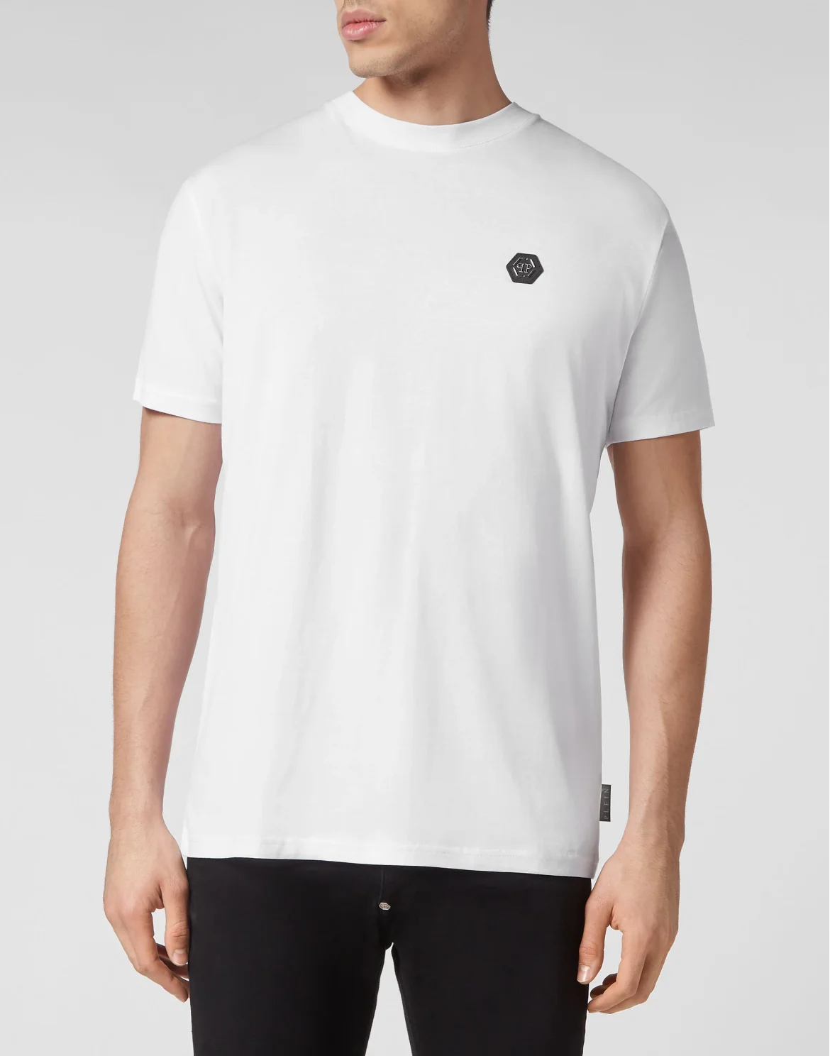 T-shirt Round Neck SS Glass Skull, цвет: Белый