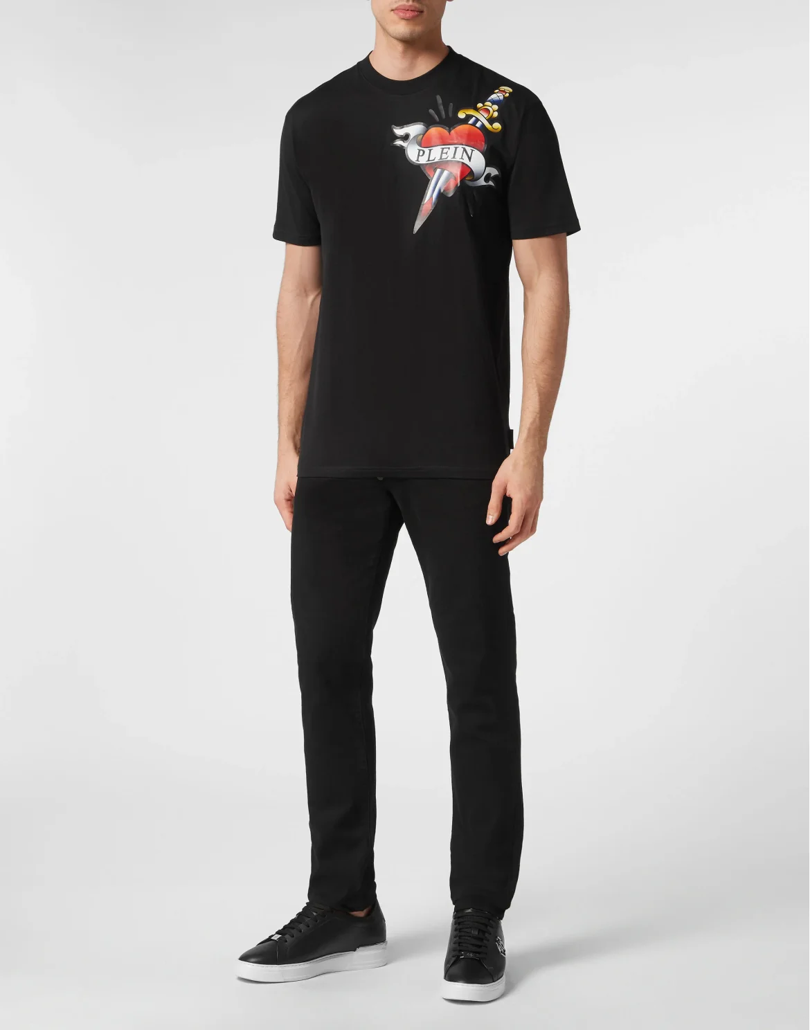 T-shirt Round Neck SS Love, цвет: Черный
