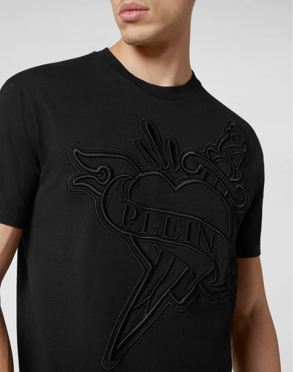 T-shirt Round Neck SS Love, цвет: Черный
