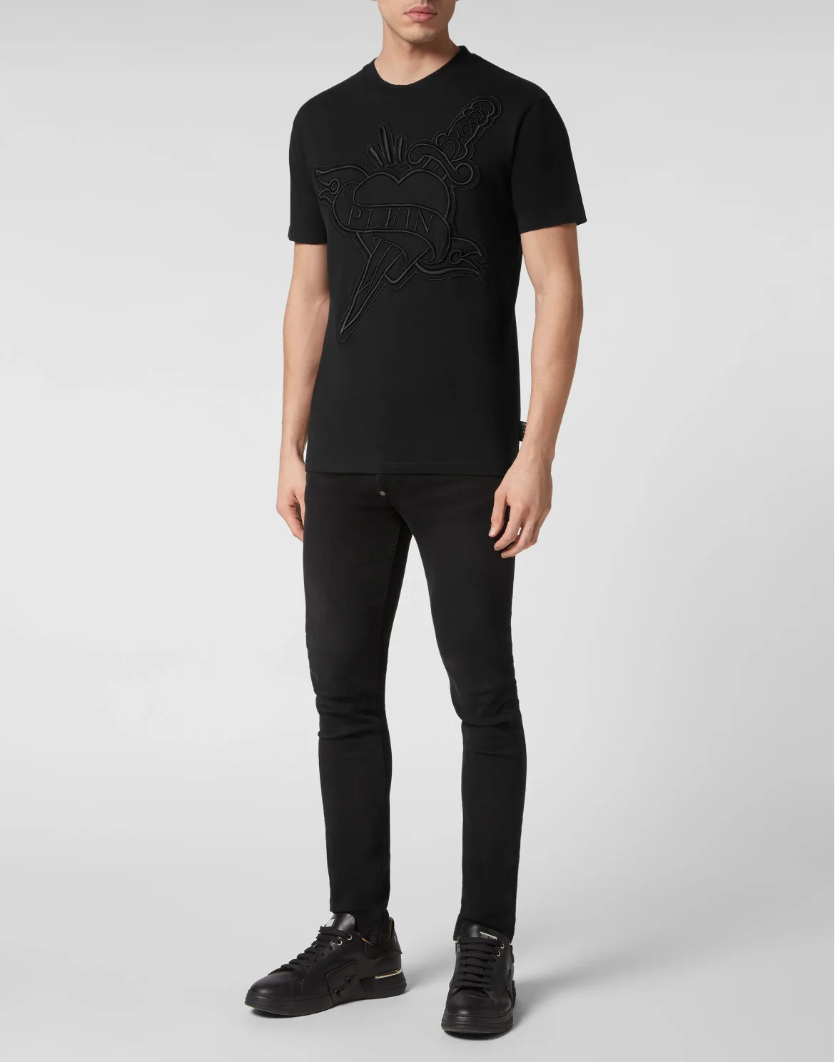 T-shirt Round Neck SS Love, цвет: Черный