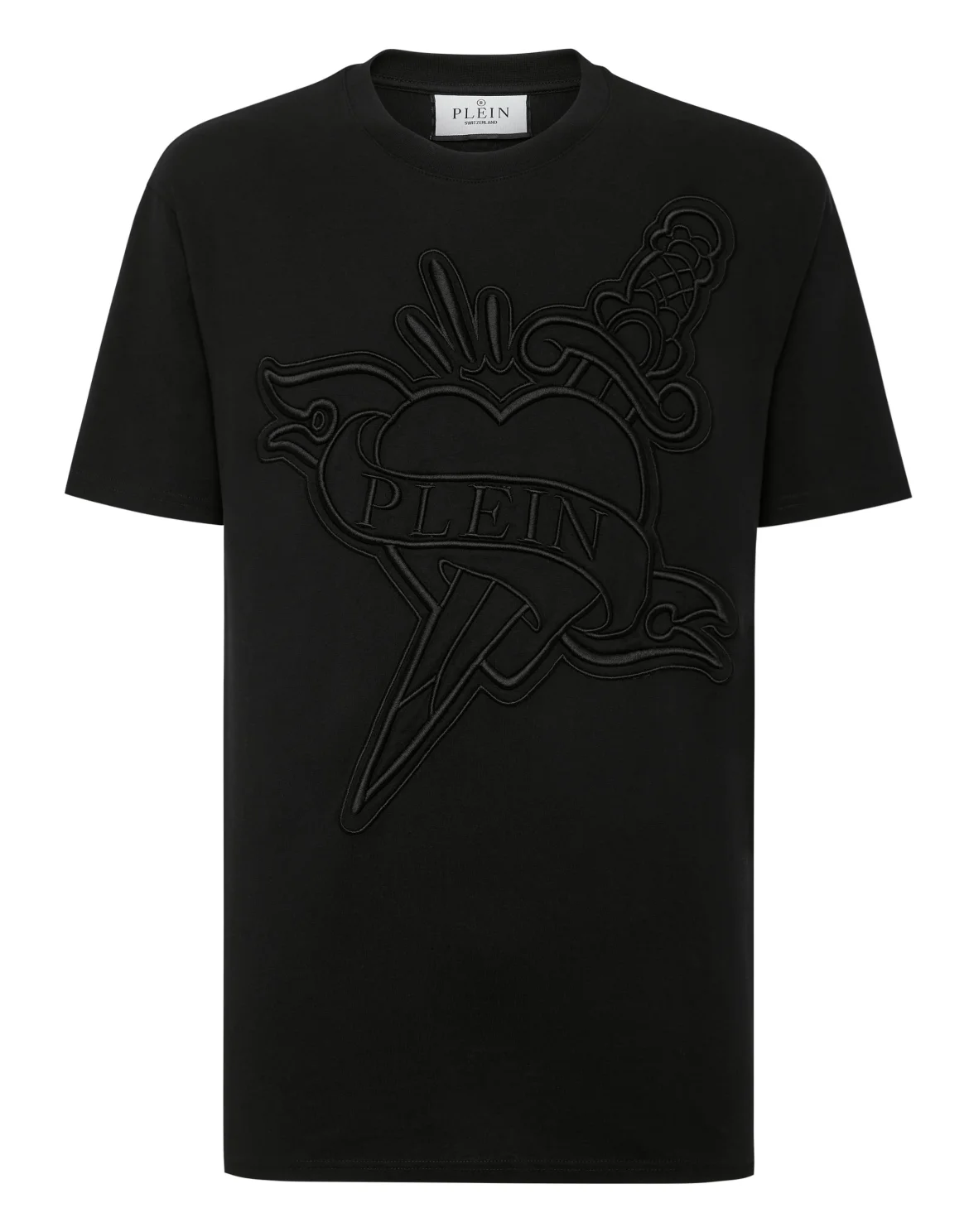 T-shirt Round Neck SS Love, цвет: Черный