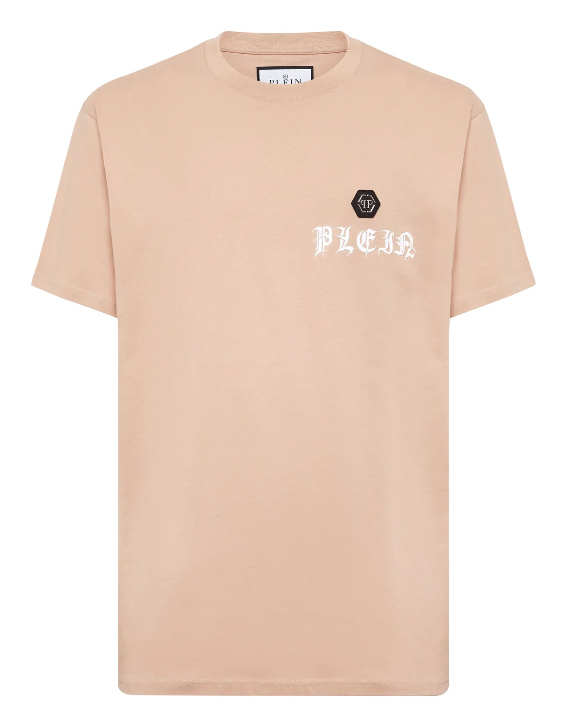 T-shirt Round Neck SS Gothic Plein, цвет: Бежевый