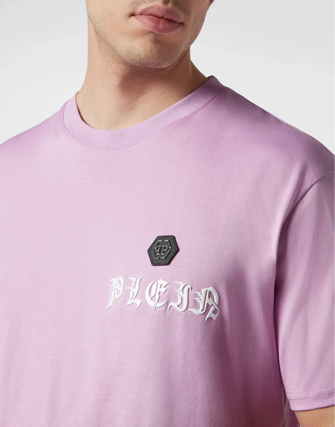 T-shirt Round Neck SS Gothic Plein, цвет: Розовый