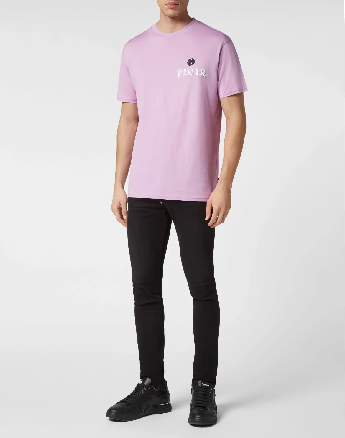 T-shirt Round Neck SS Gothic Plein, цвет: Розовый