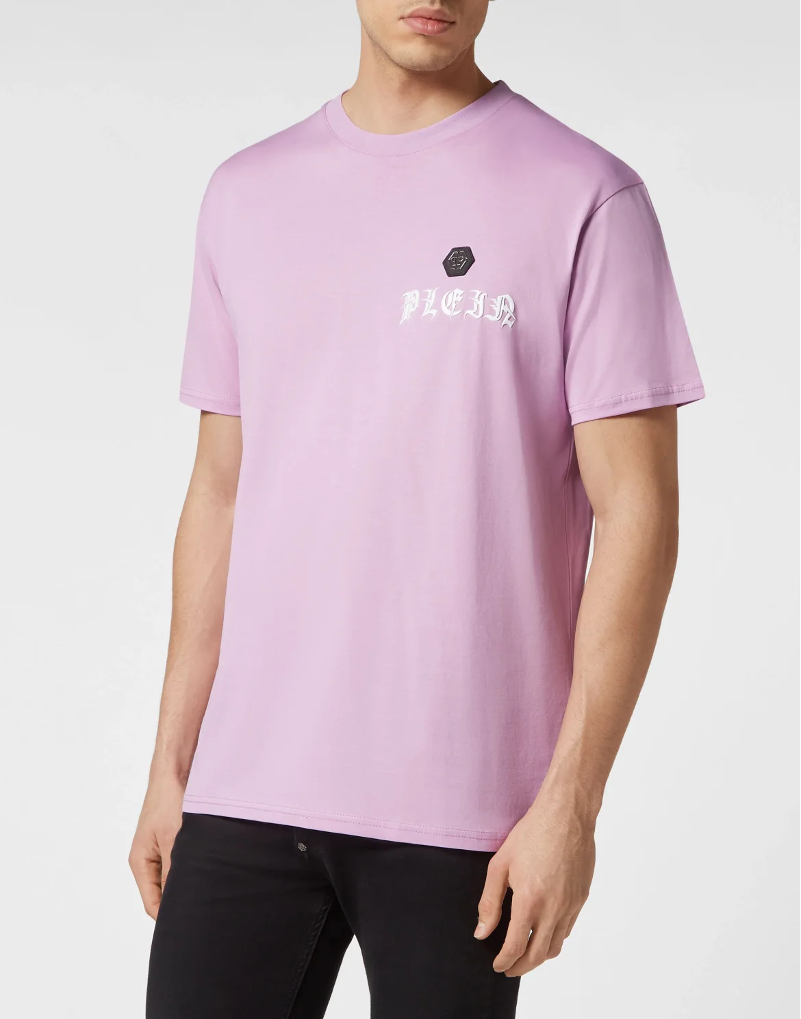 T-shirt Round Neck SS Gothic Plein, цвет: Розовый