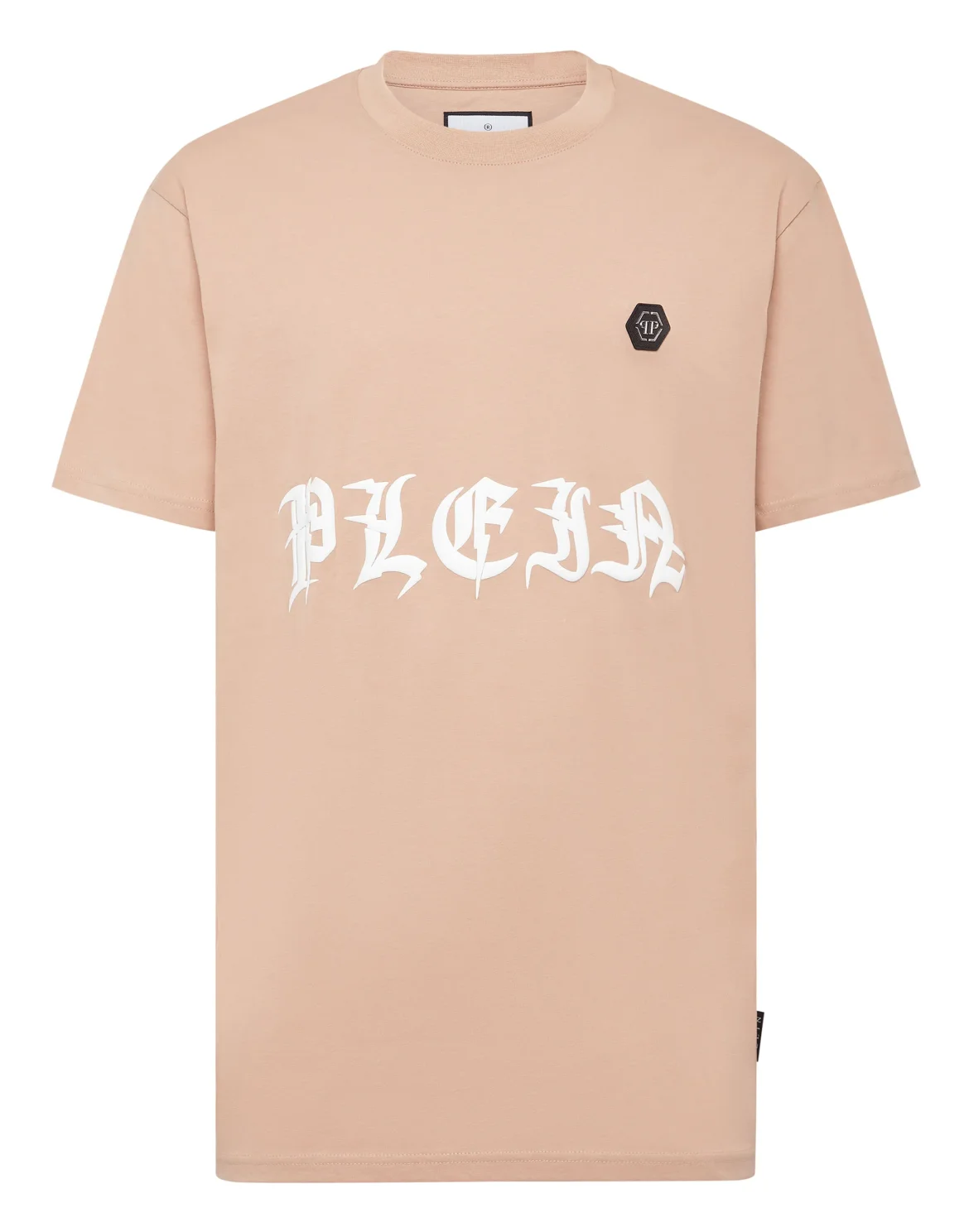 T-shirt Round Neck SS Gothic Plein, цвет: Бежевый