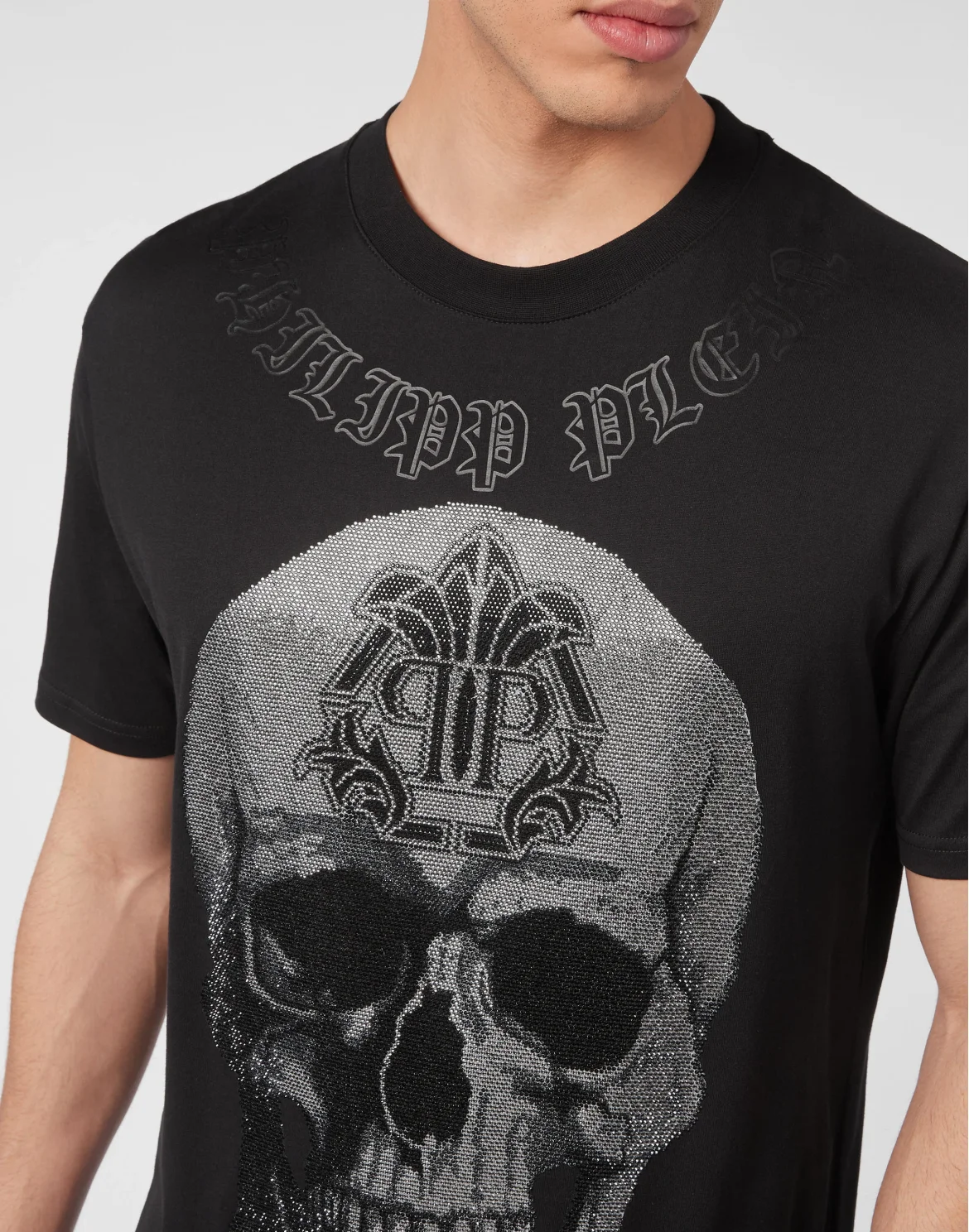 T-shirt Round Neck SS Gothic Banner, цвет: Черный