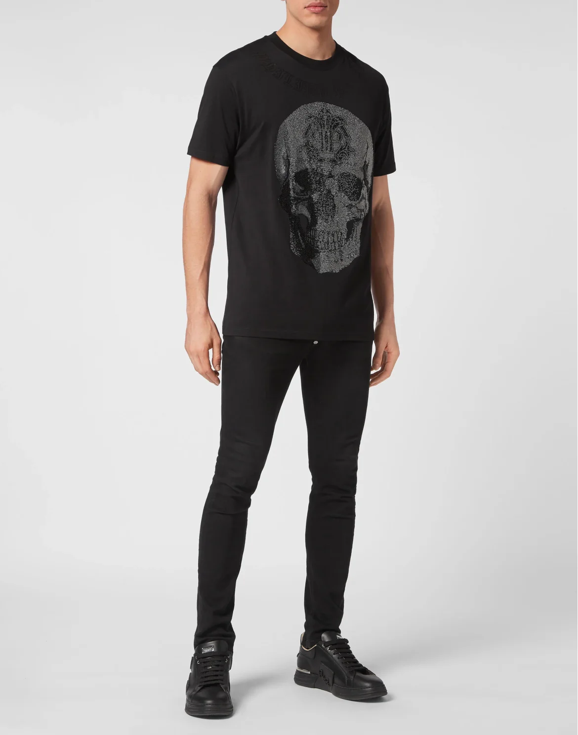 T-shirt Round Neck SS Gothic Banner, цвет: Черный