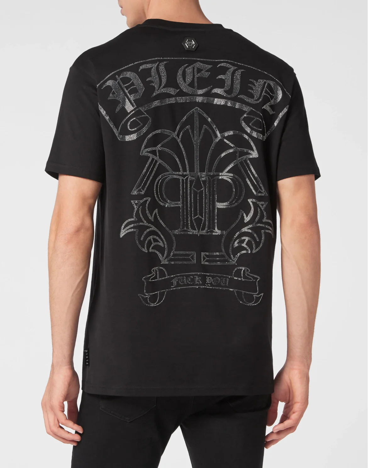 T-shirt Round Neck SS Gothic Banner, цвет: Черный