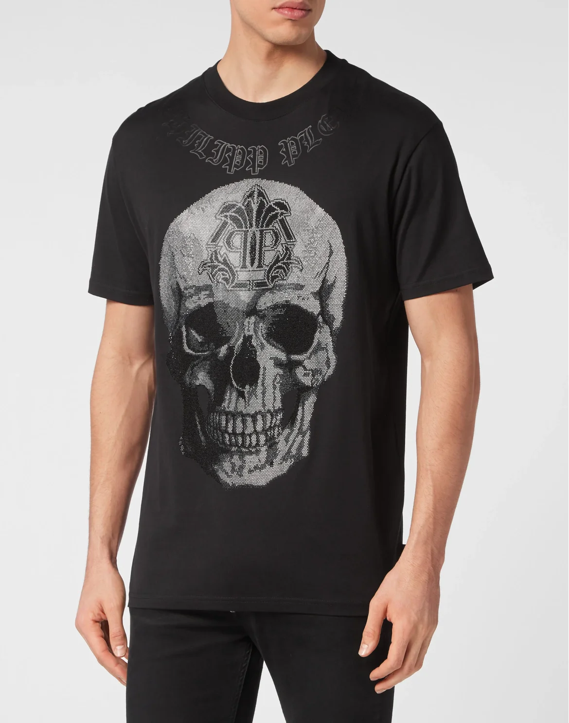 T-shirt Round Neck SS Gothic Banner, цвет: Черный