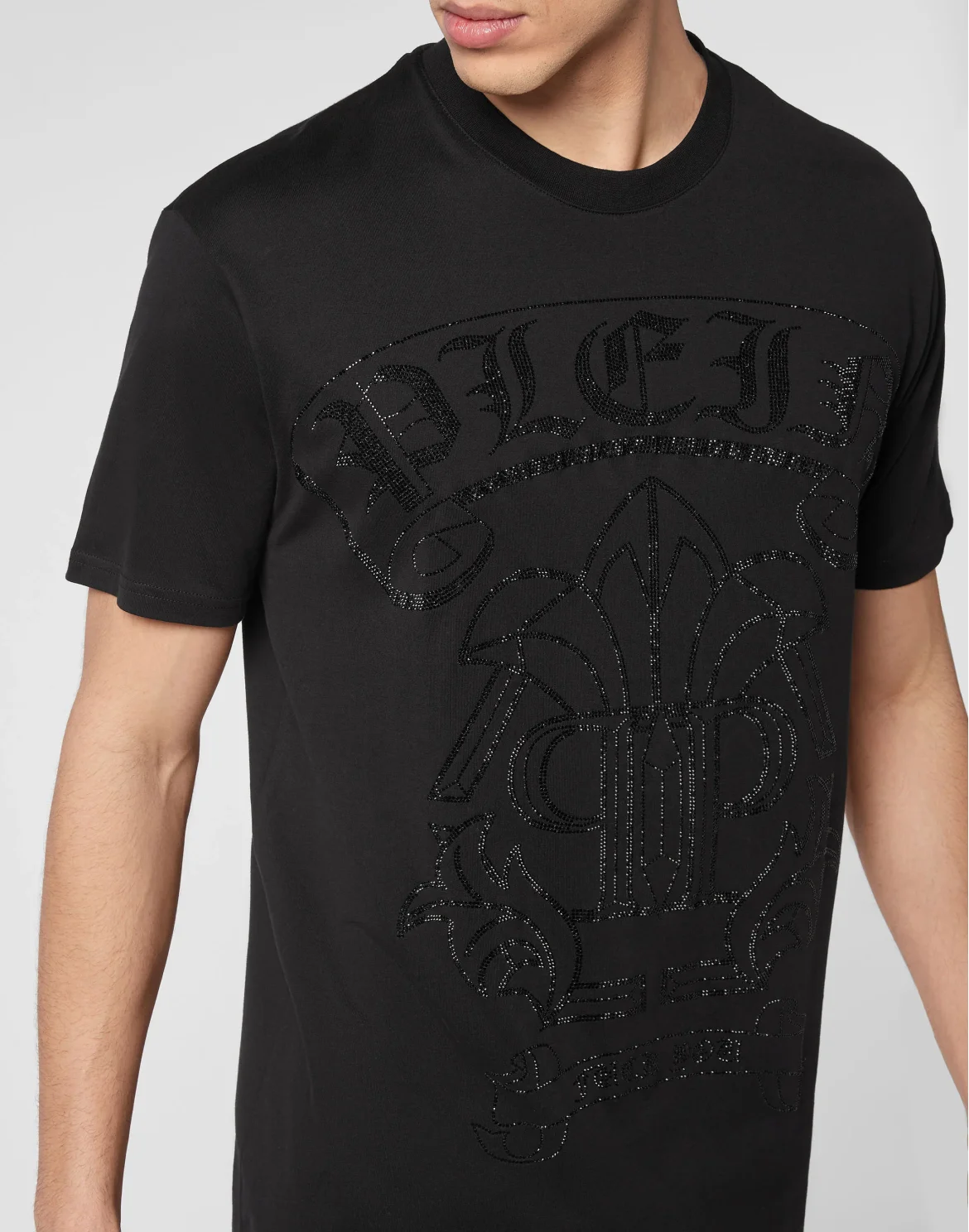 T-shirt Round Neck SS Gothic Banner, цвет: Черный