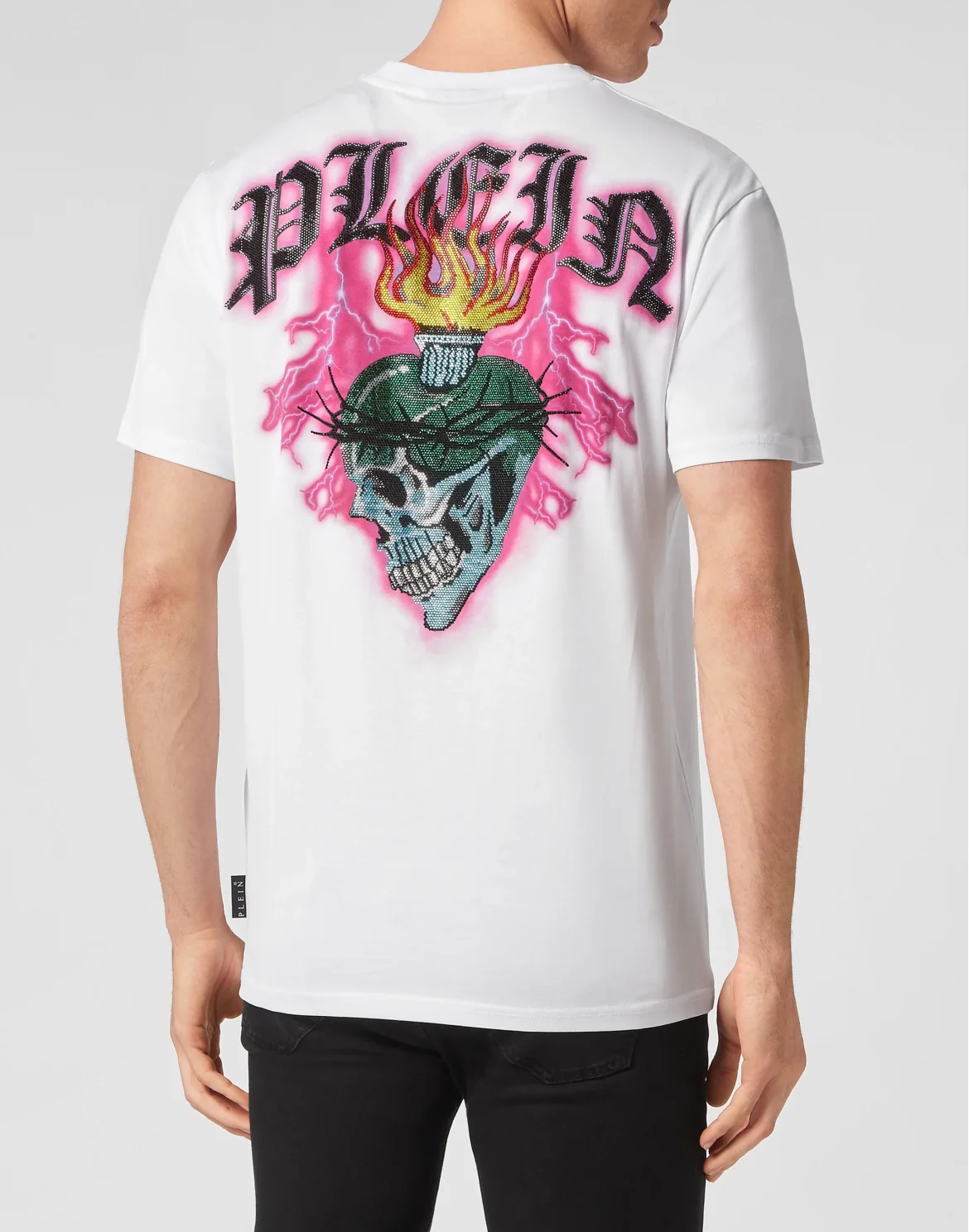 T-shirt Round Neck SS Love Tattoo, цвет: Белый