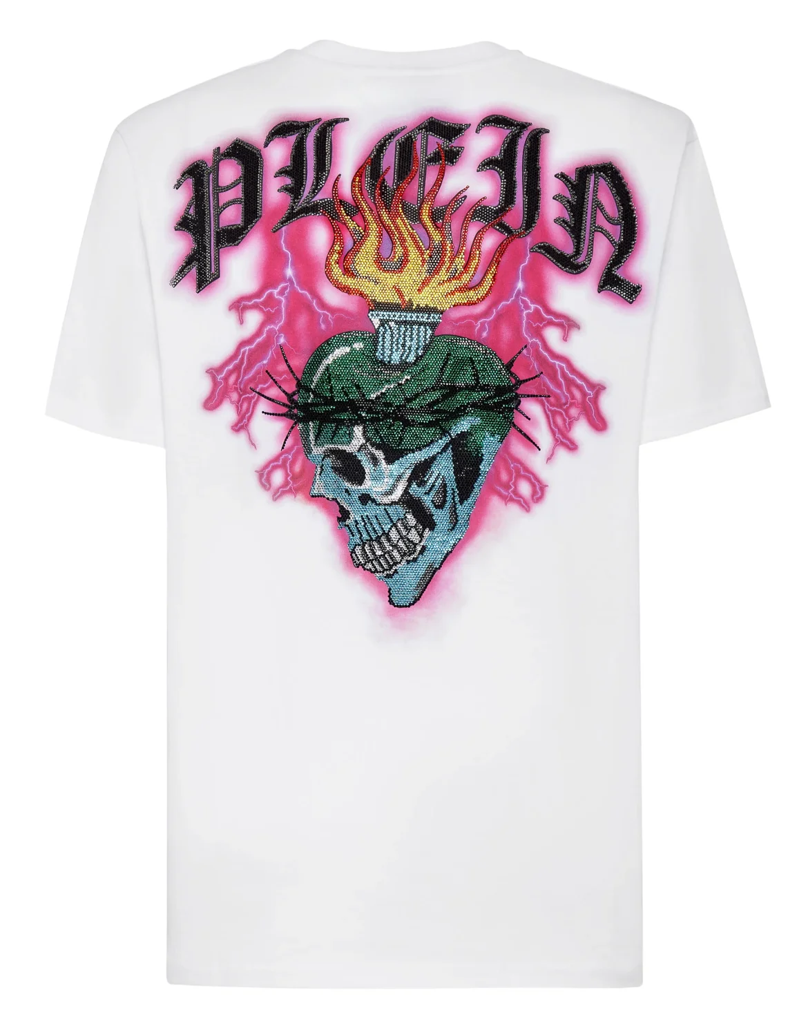 T-shirt Round Neck SS Love Tattoo, цвет: Белый