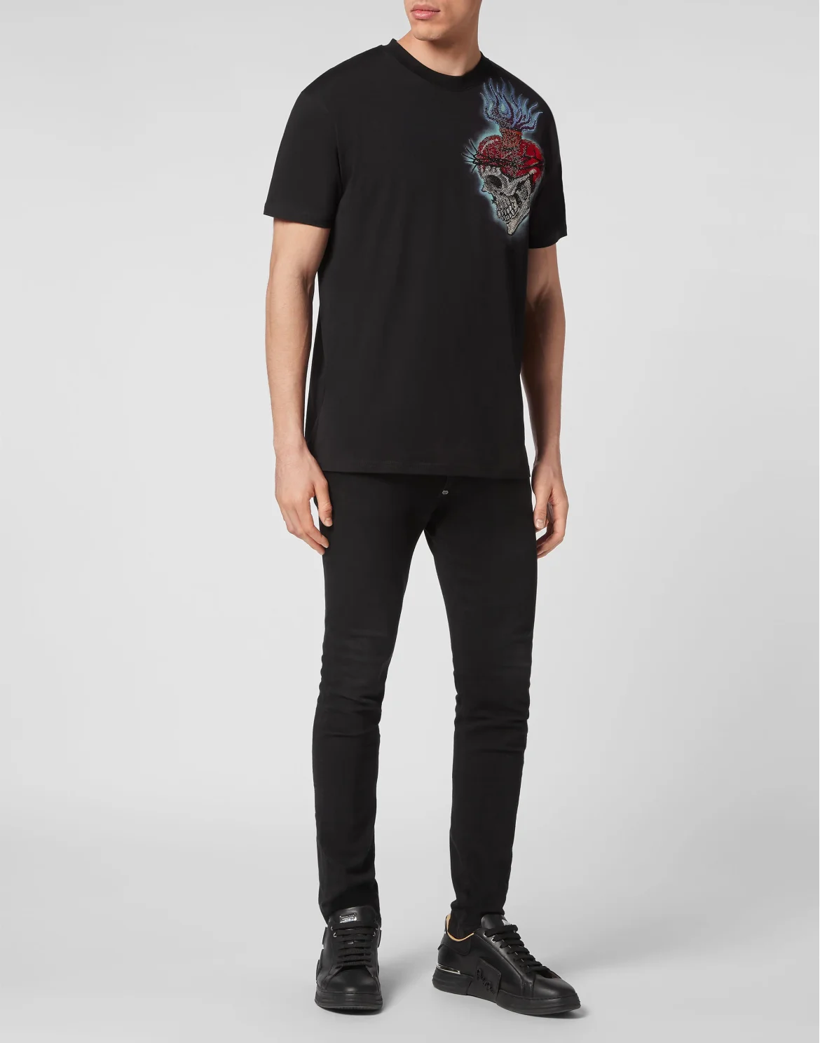 T-shirt Round Neck SS Love Tattoo, цвет: Черный
