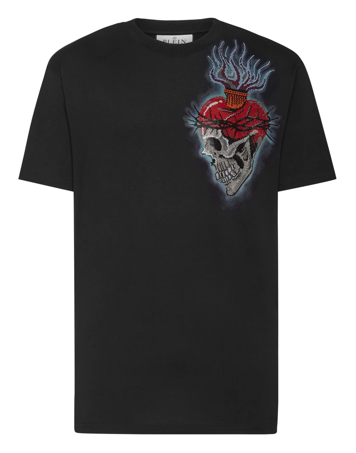 T-shirt Round Neck SS Love Tattoo, цвет: Черный