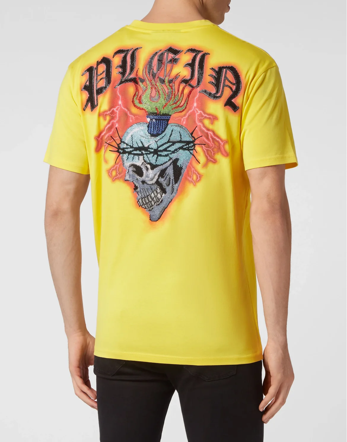 T-shirt Round Neck SS Love Tattoo, цвет: Желтый