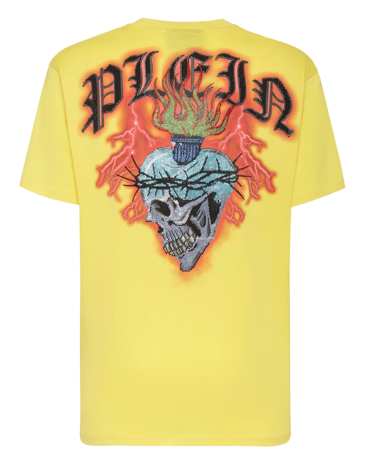 T-shirt Round Neck SS Love Tattoo, цвет: Желтый