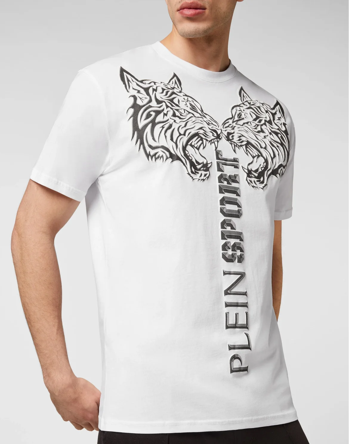 T-shirt Round Neck SS Tiger, цвет: Белый