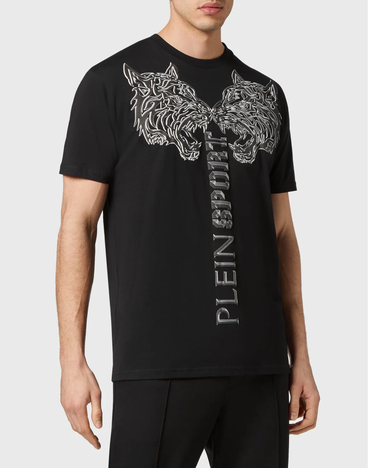 T-shirt Round Neck SS Tiger, цвет: Черный