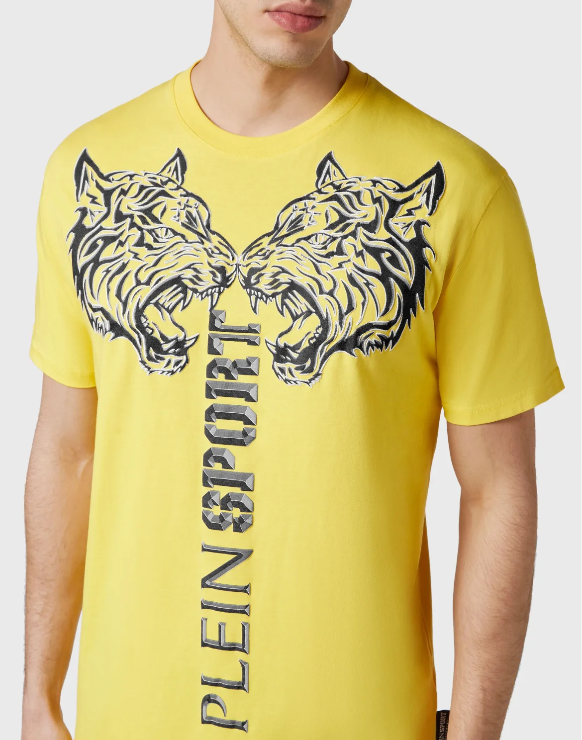T-shirt Round Neck SS Tiger, цвет: Желтый