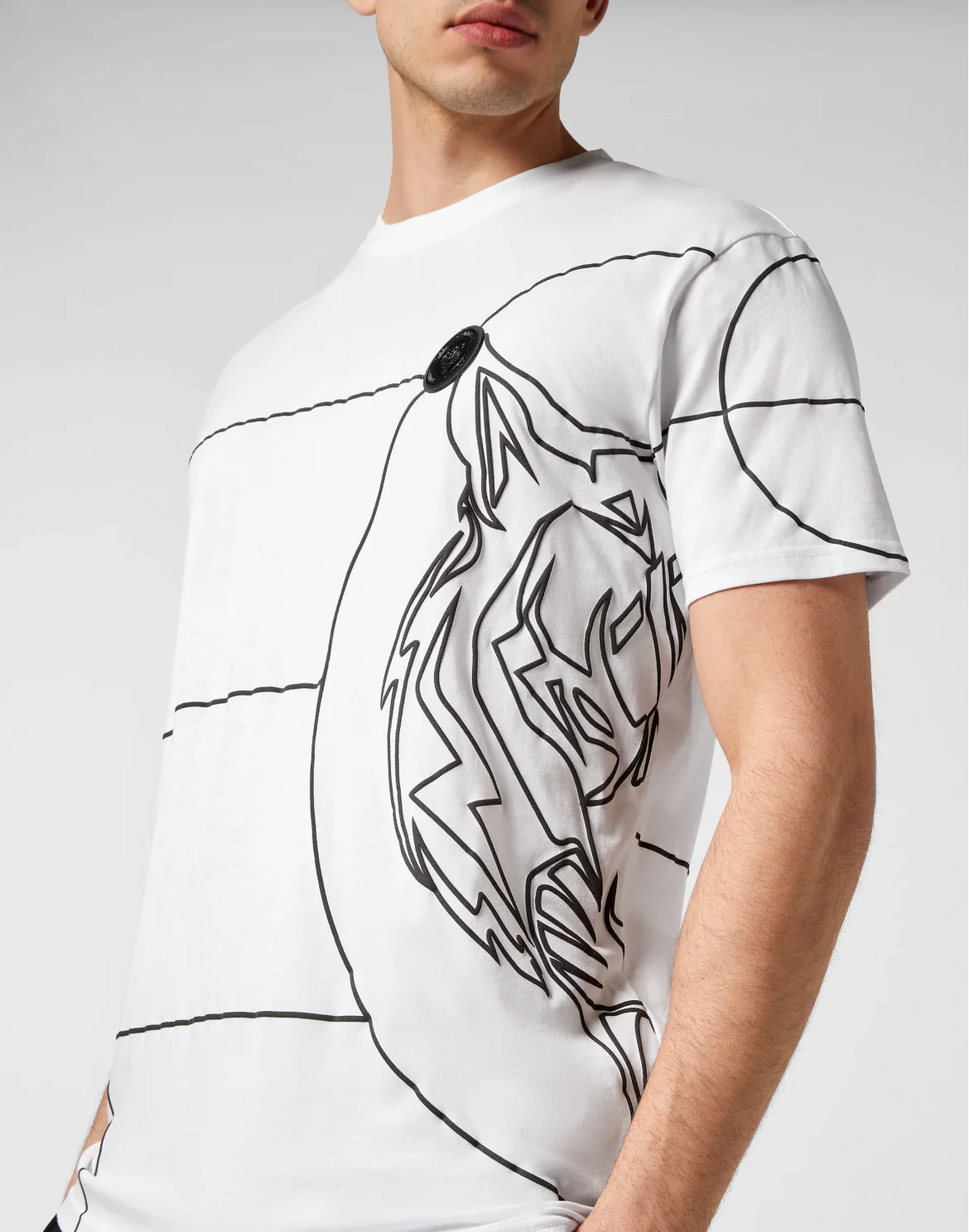 T-shirt Round Neck SS Tiger, цвет: Белый