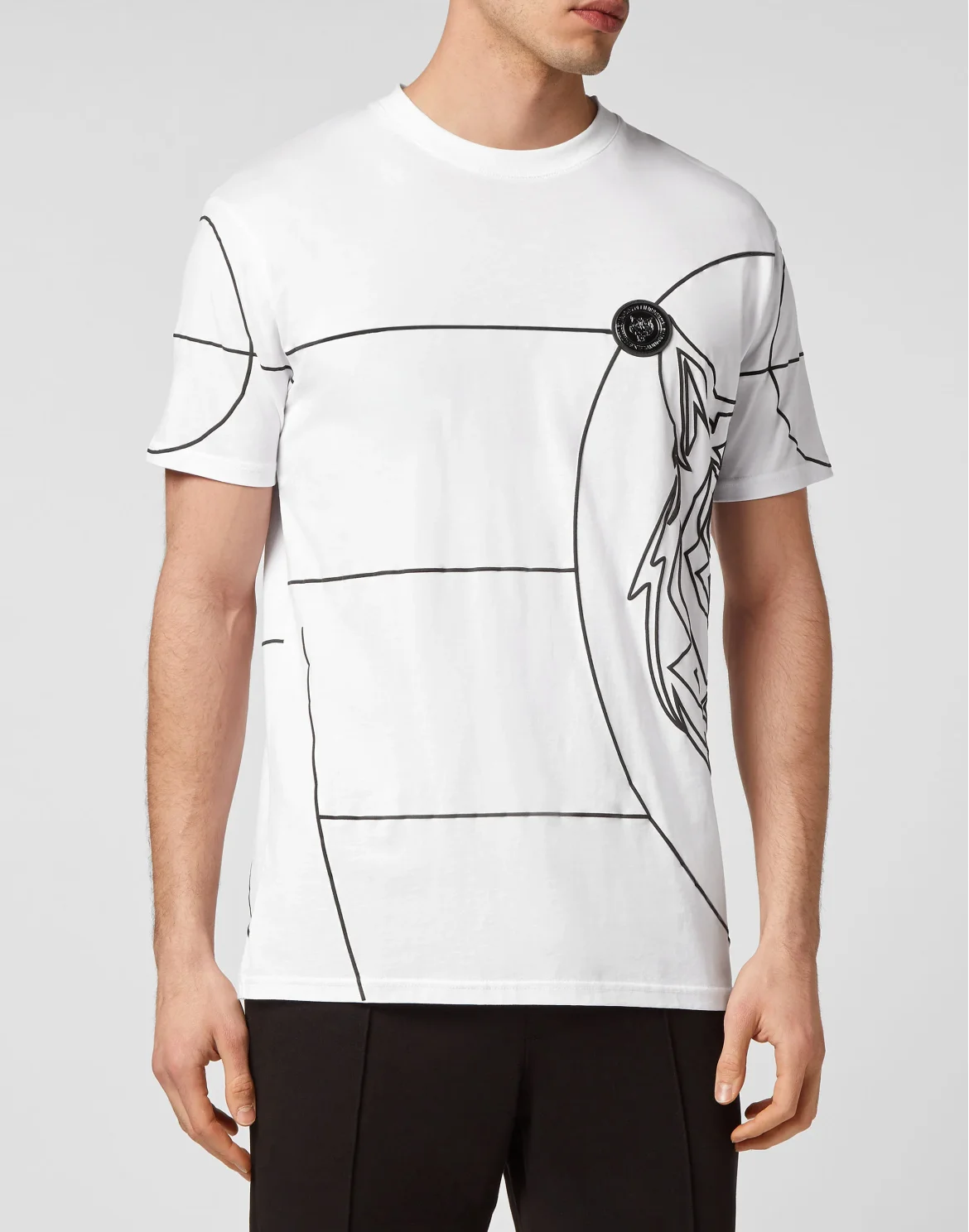 T-shirt Round Neck SS Tiger, цвет: Белый