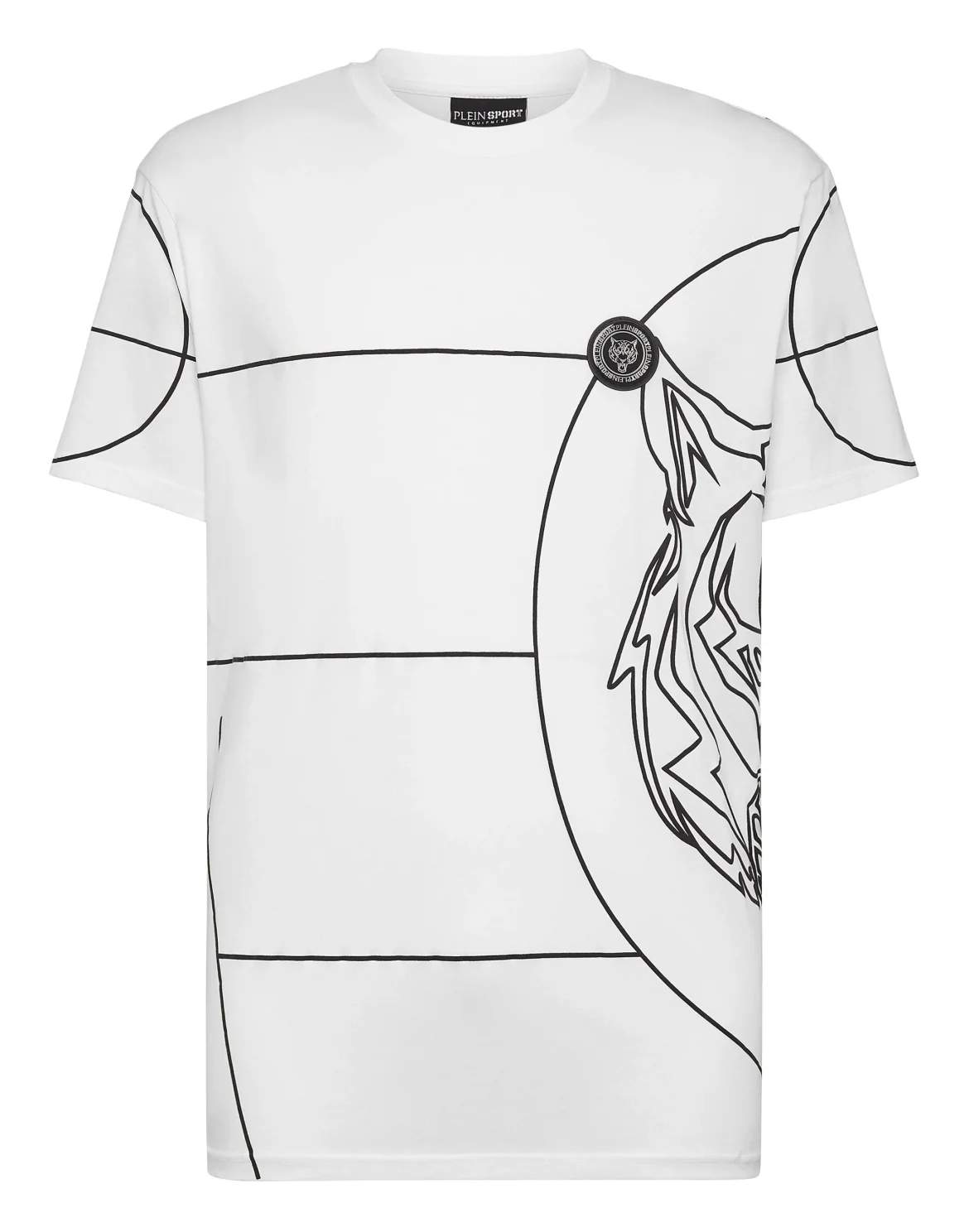 T-shirt Round Neck SS Tiger, цвет: Белый