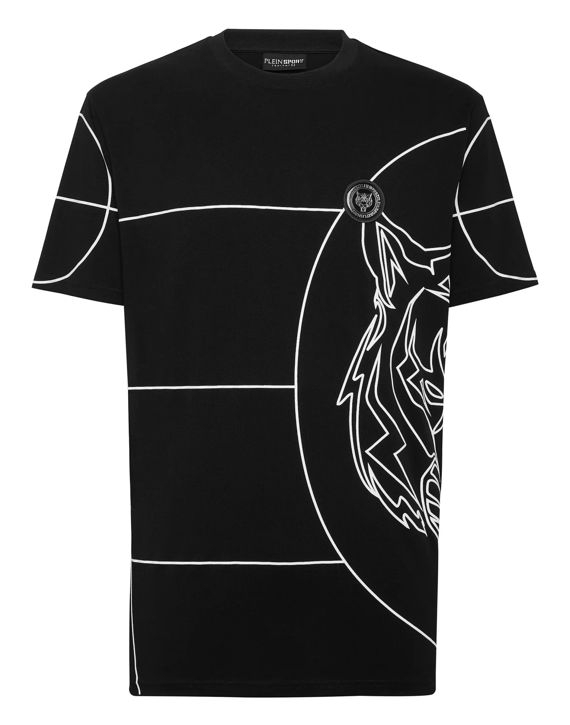 T-shirt Round Neck SS Tiger, цвет: Черный