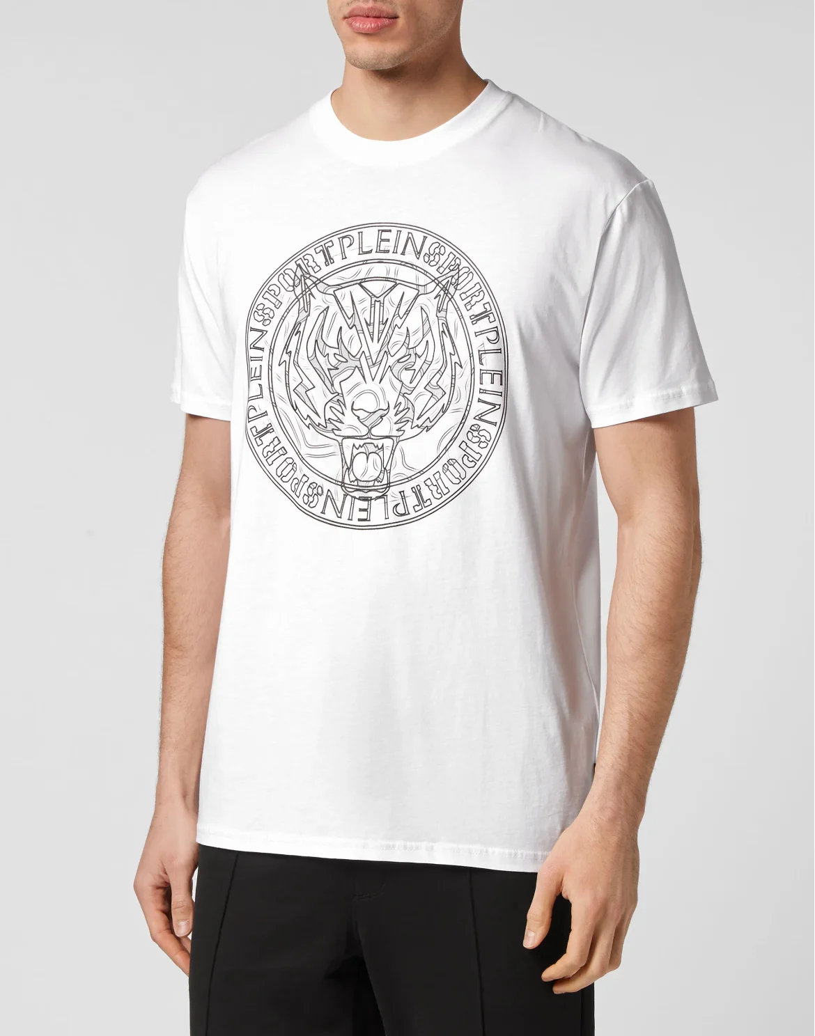 T-shirt Round Neck SS Tiger, цвет: Белый