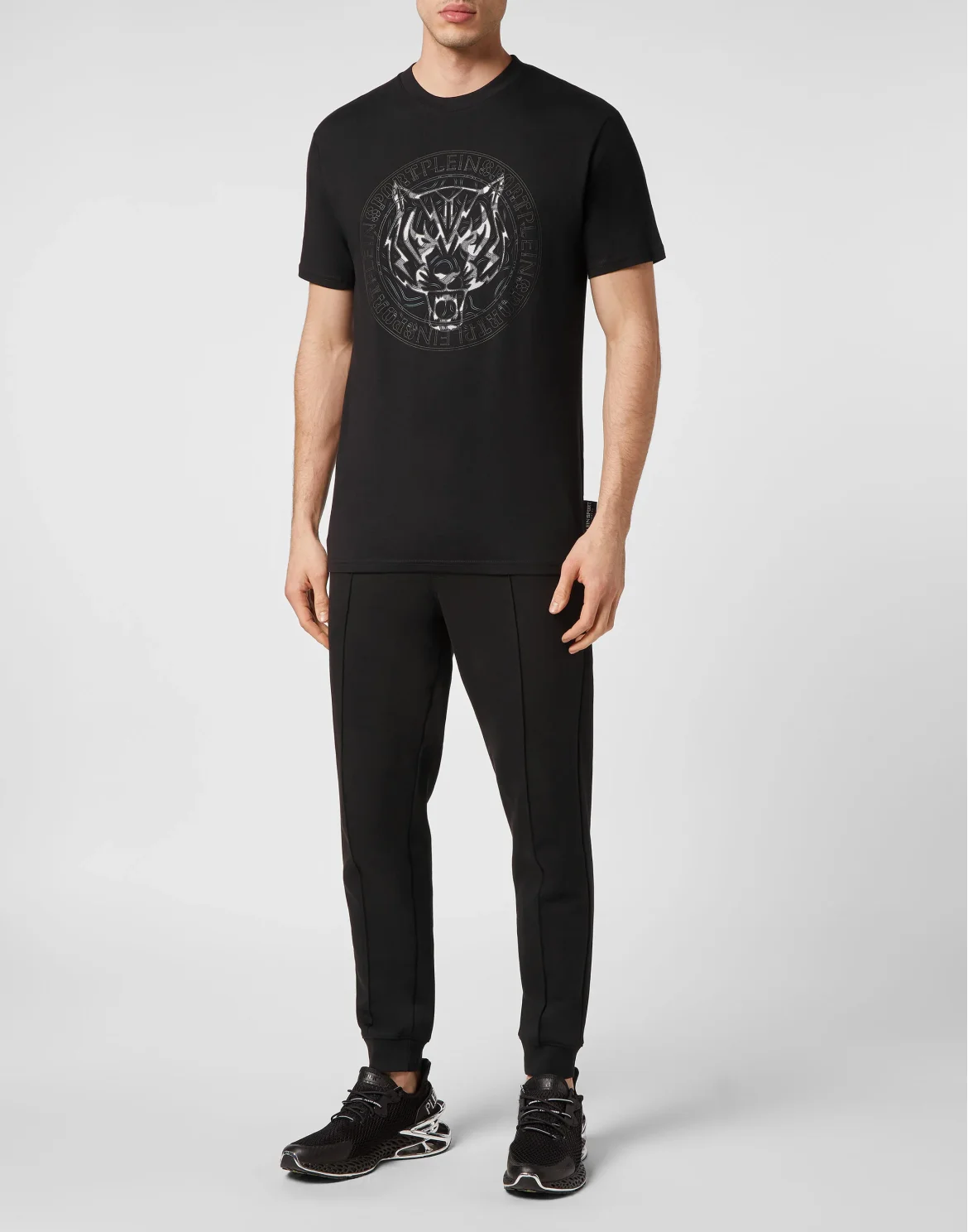 T-shirt Round Neck SS Tiger, цвет: Черный