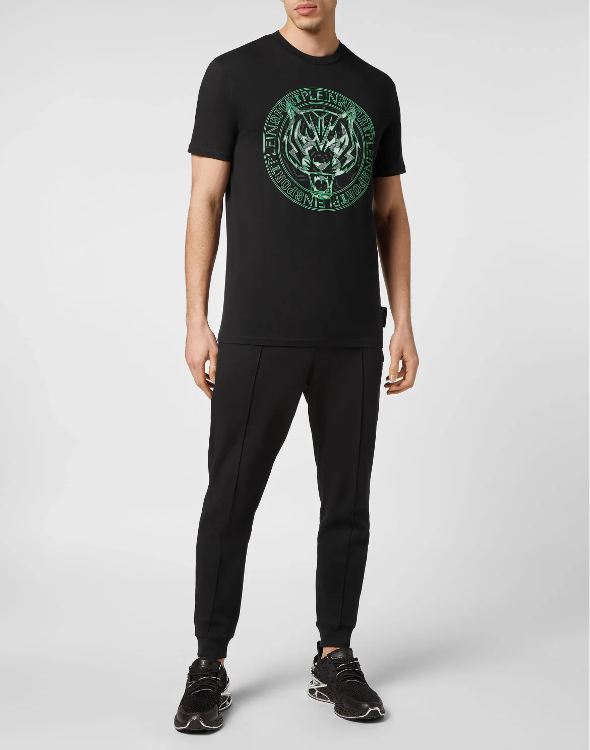 T-shirt Round Neck SS Tiger, цвет: Зеленый