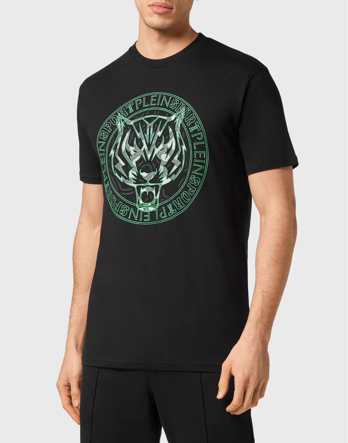 T-shirt Round Neck SS Tiger, цвет: Зеленый