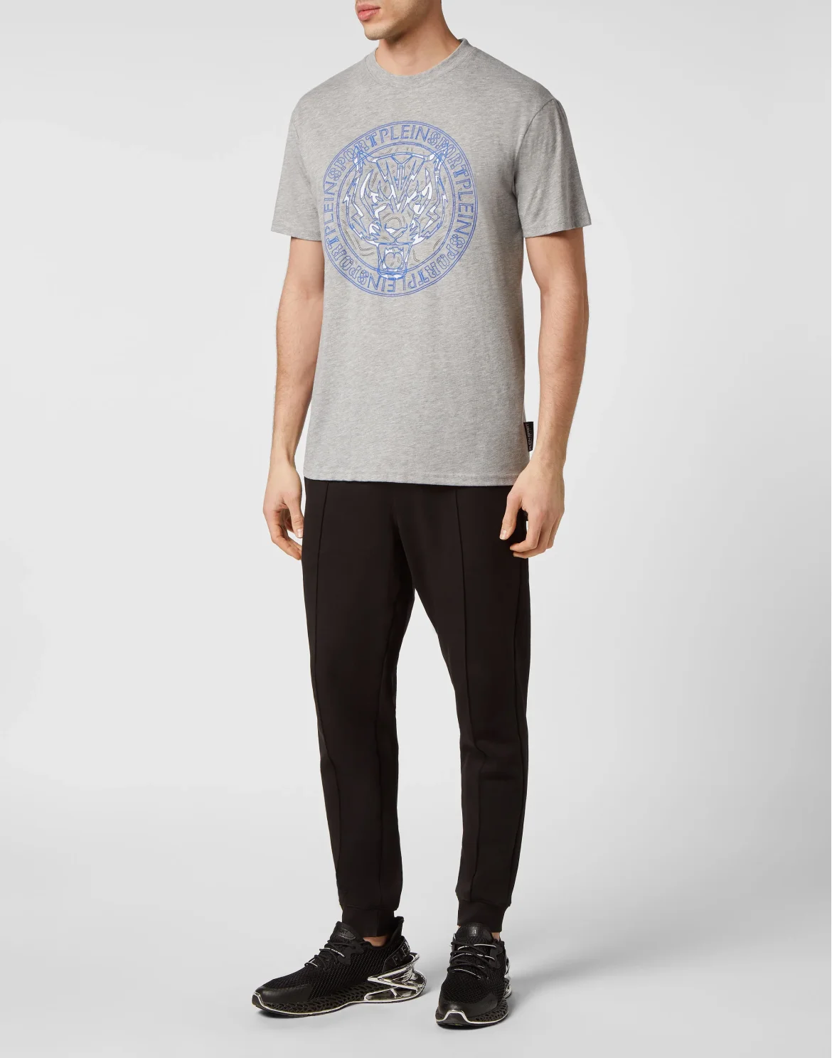 T-shirt Round Neck SS Tiger, цвет: Серый