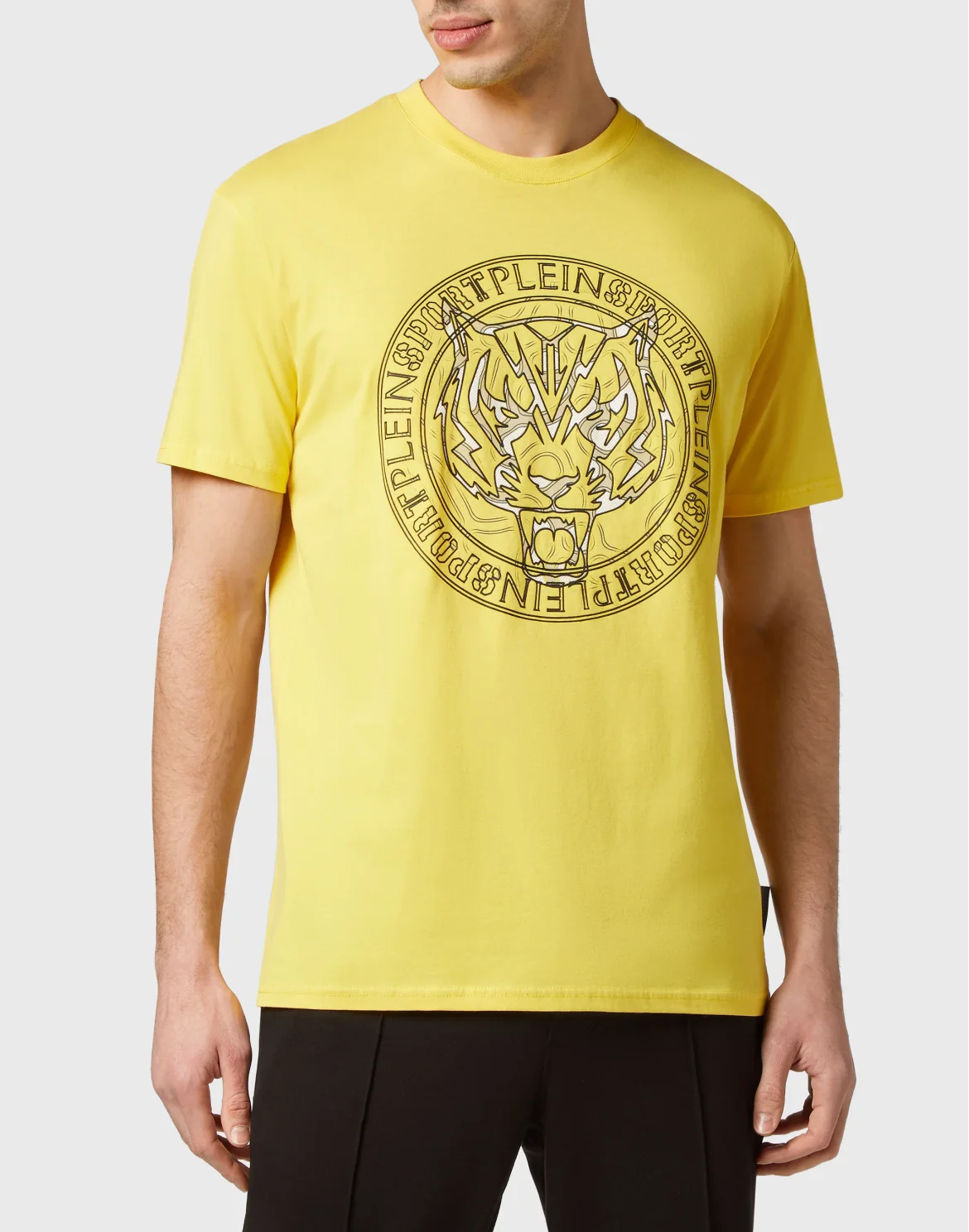 T-shirt Round Neck SS Tiger, цвет: Желтый