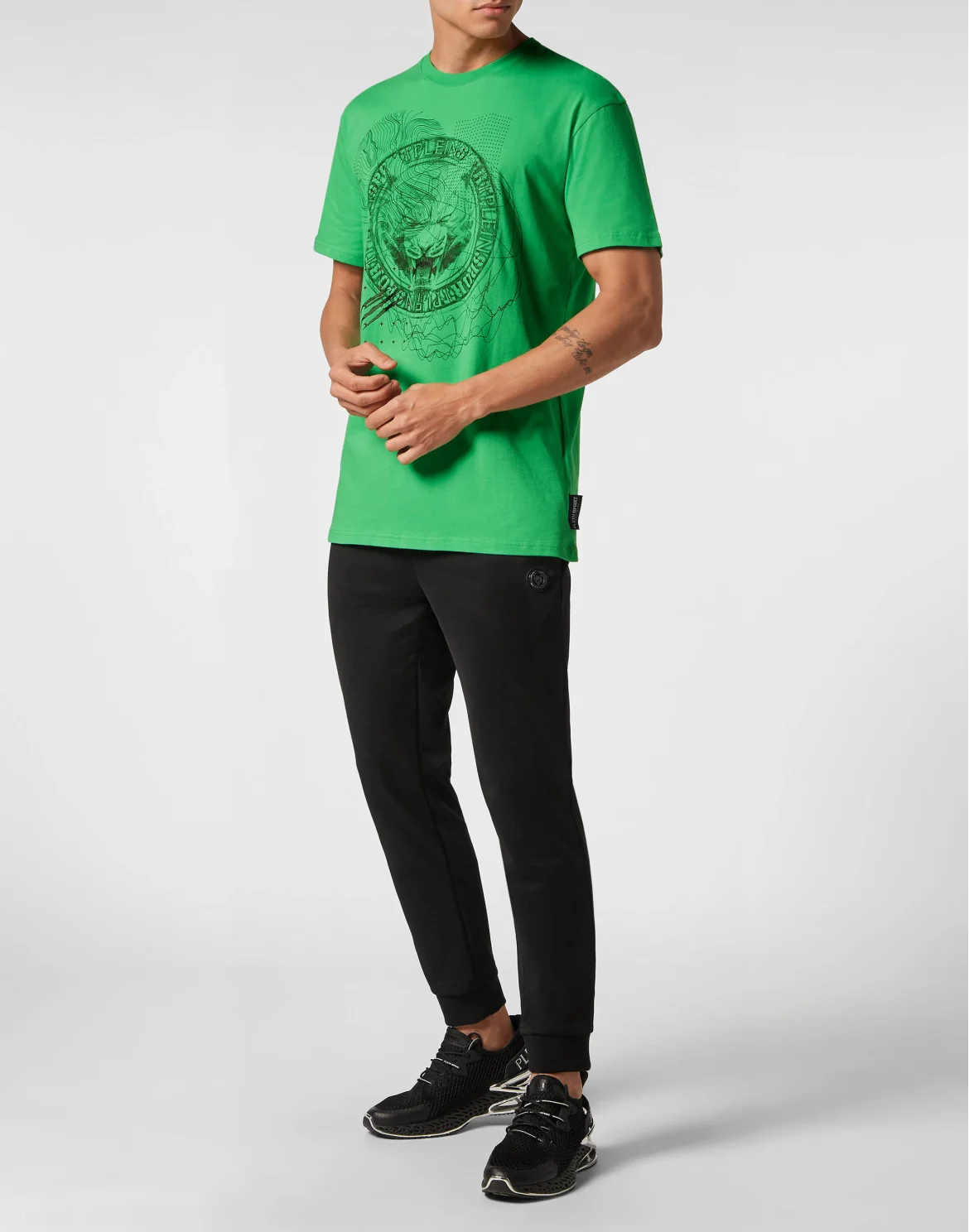 T-shirt Round Neck SS Tiger, цвет: Зеленый