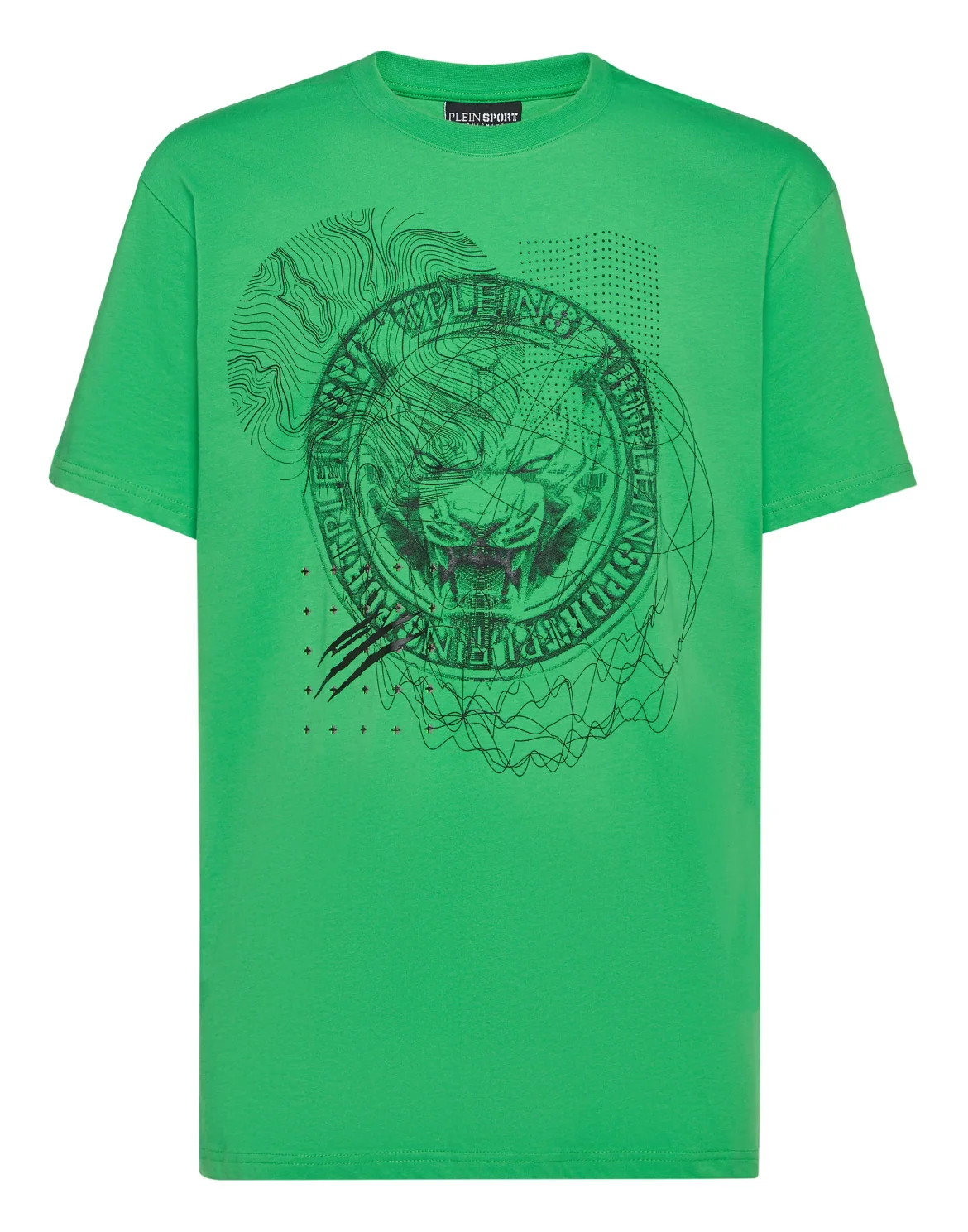 T-shirt Round Neck SS Tiger, цвет: Зеленый